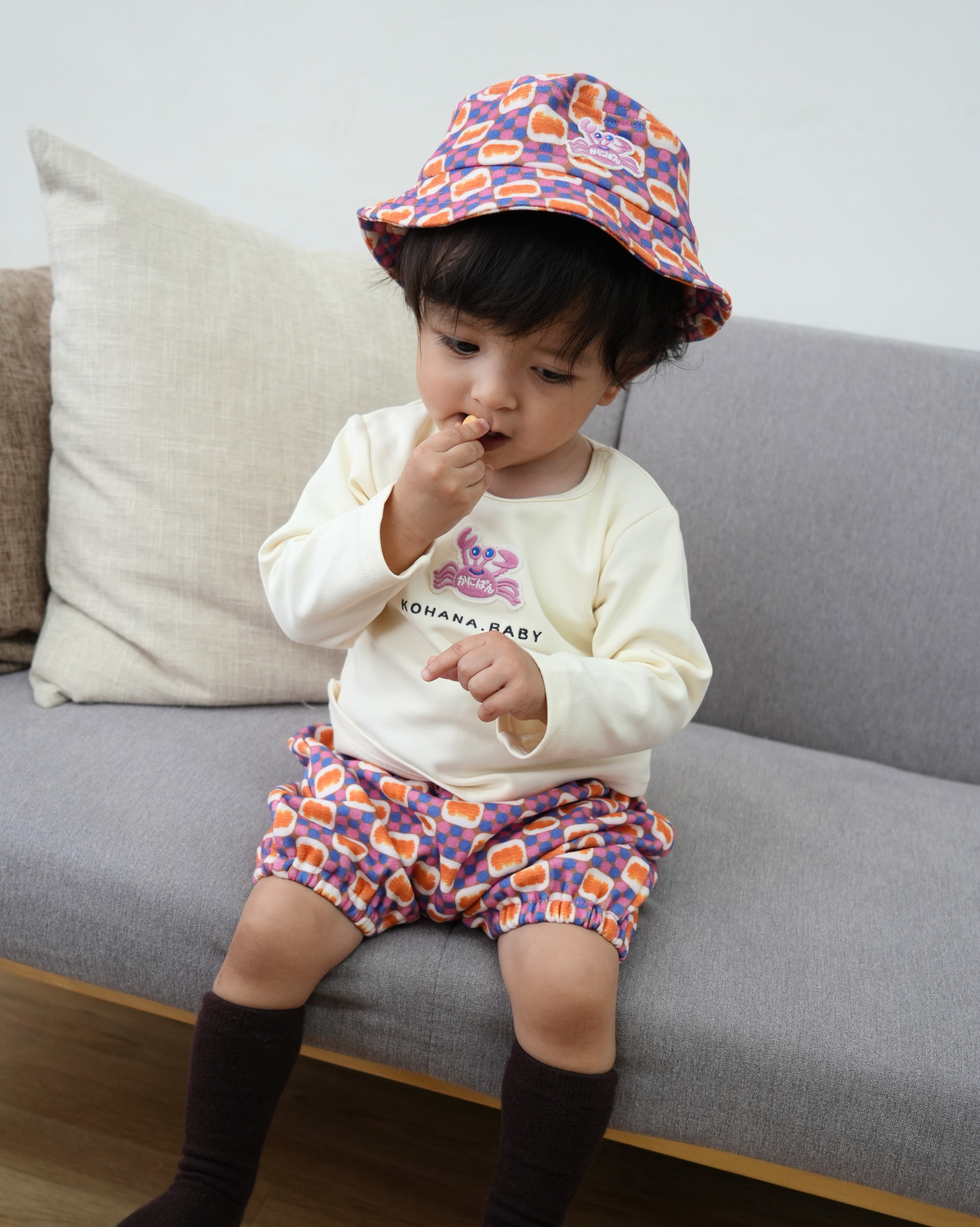 KOHANA × カニパン Long Sleeve Tee & Bloomers Set【110427】