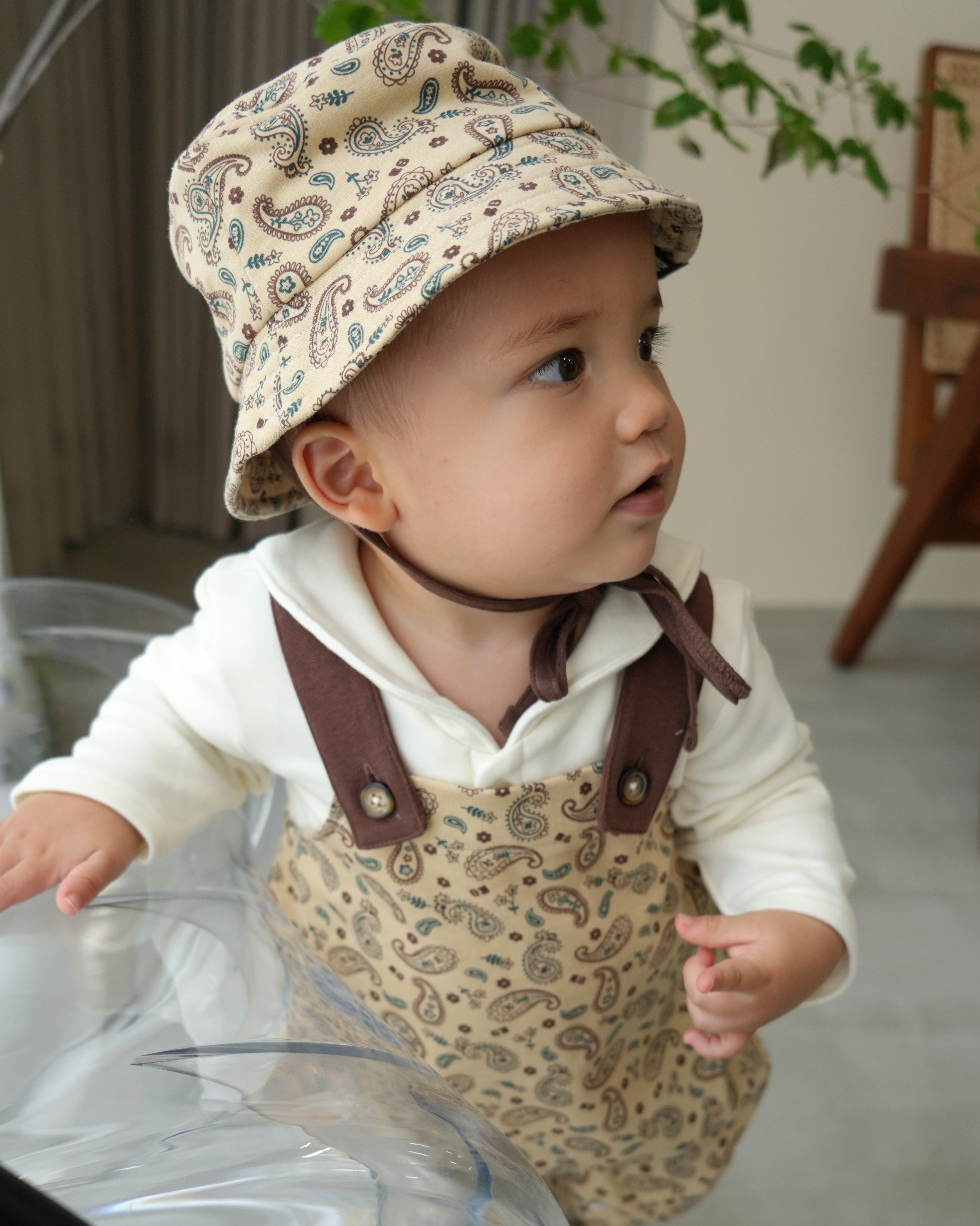 Floral Paisley Bucket Hat【110342】