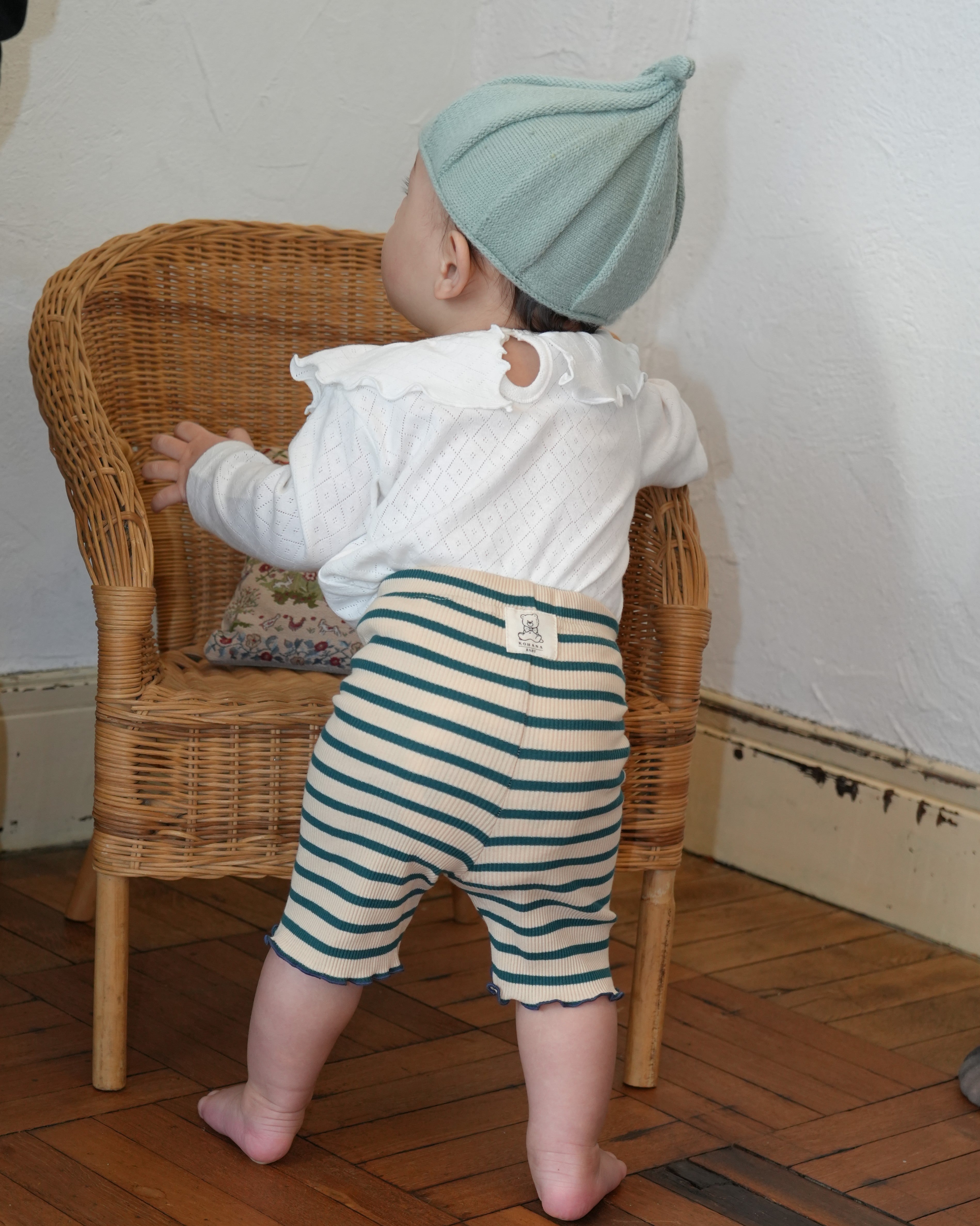 ボーダーレギンス【110203】(green)