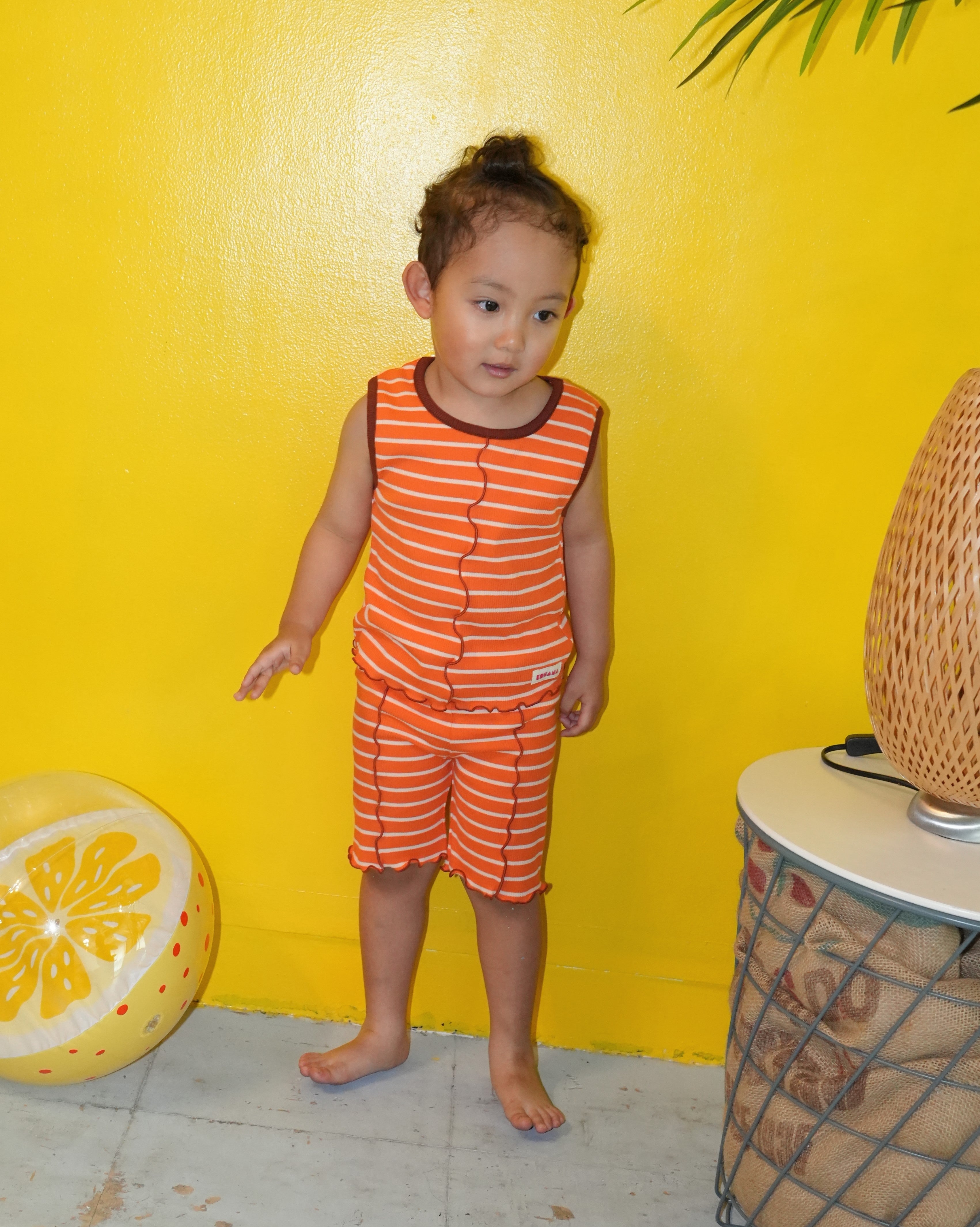 Striped Mellow Tank Top【150015】 (OR)