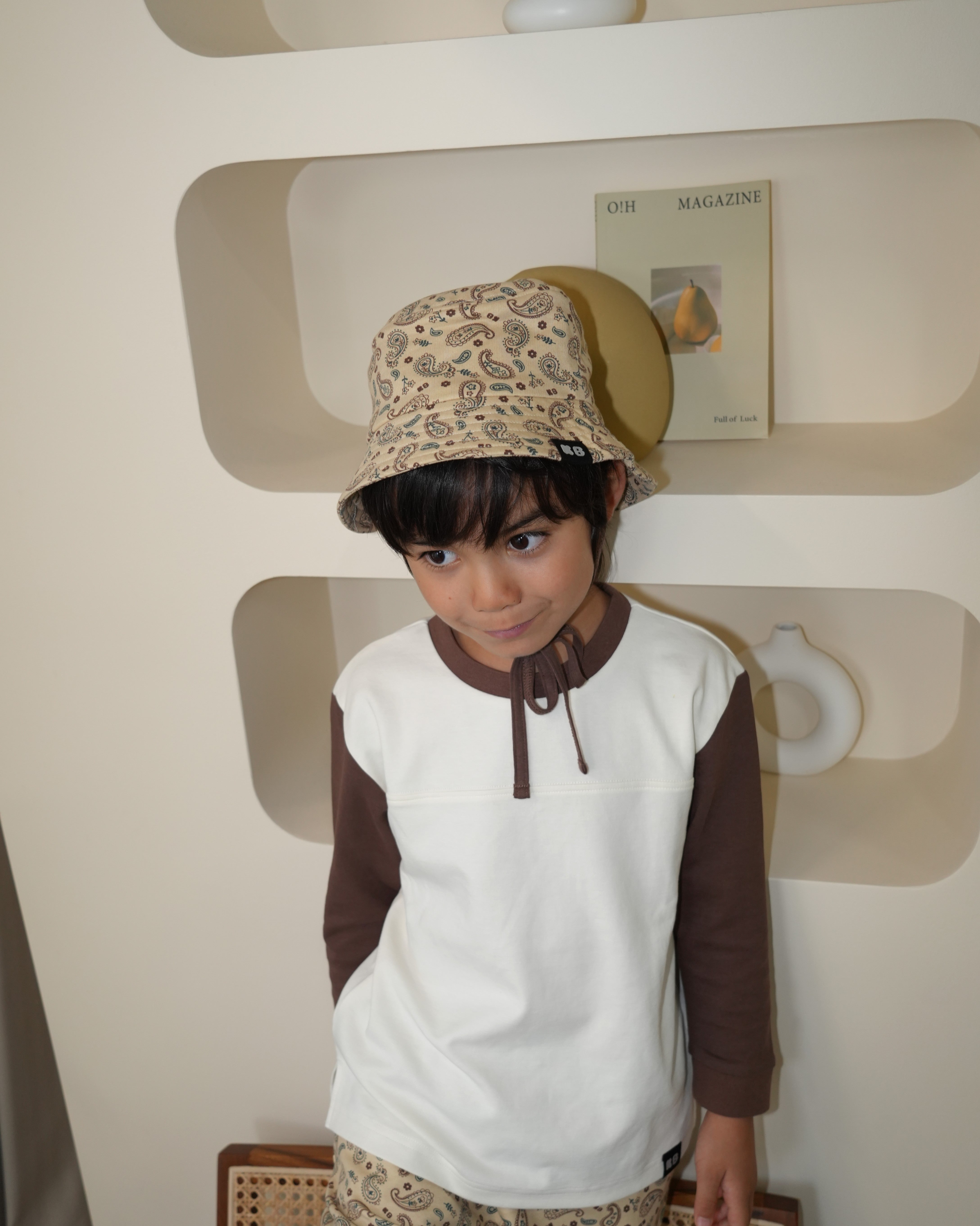 Floral Paisley Bucket Hat【110342】