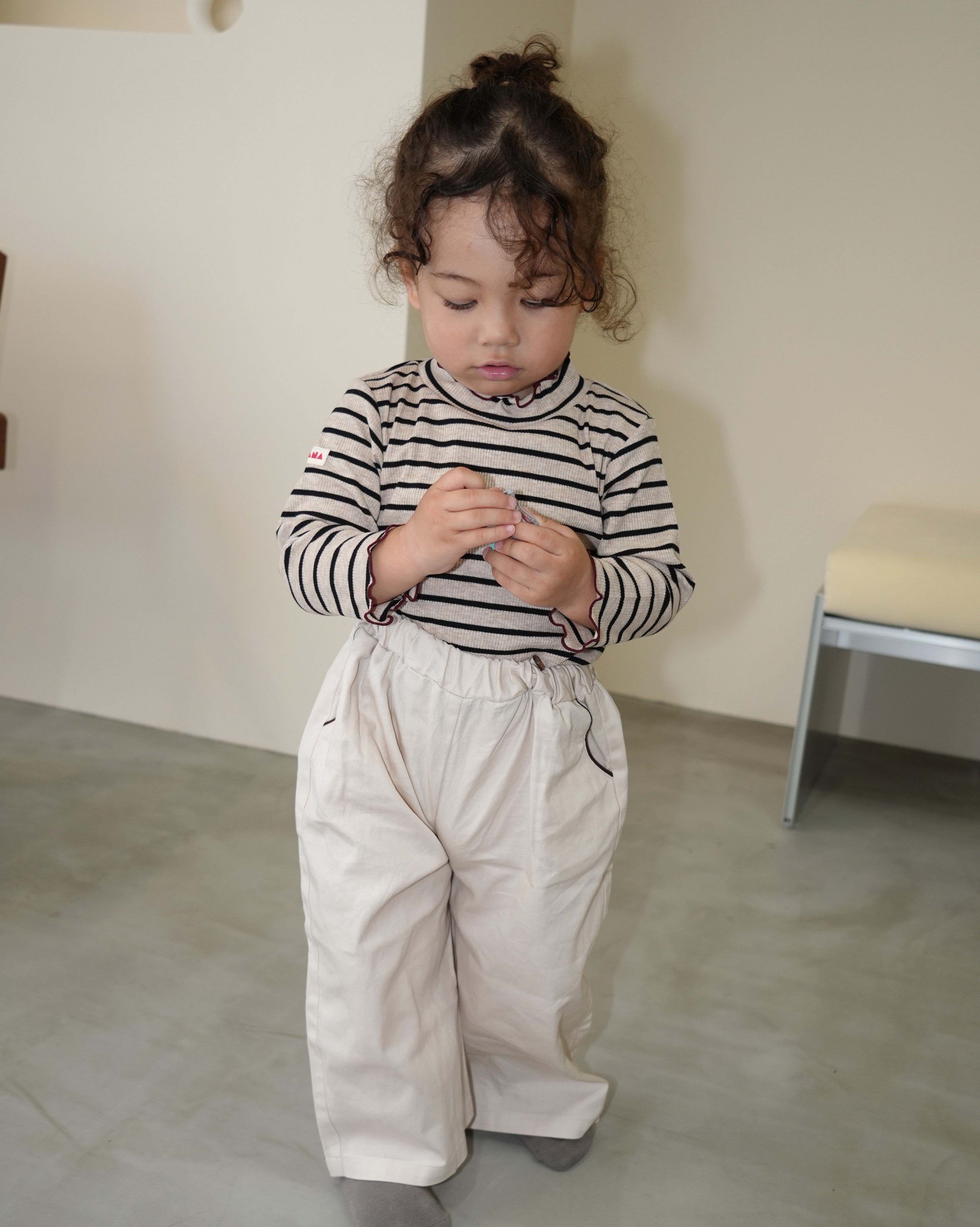 Striped Merrow Tops【110404】 (brown)