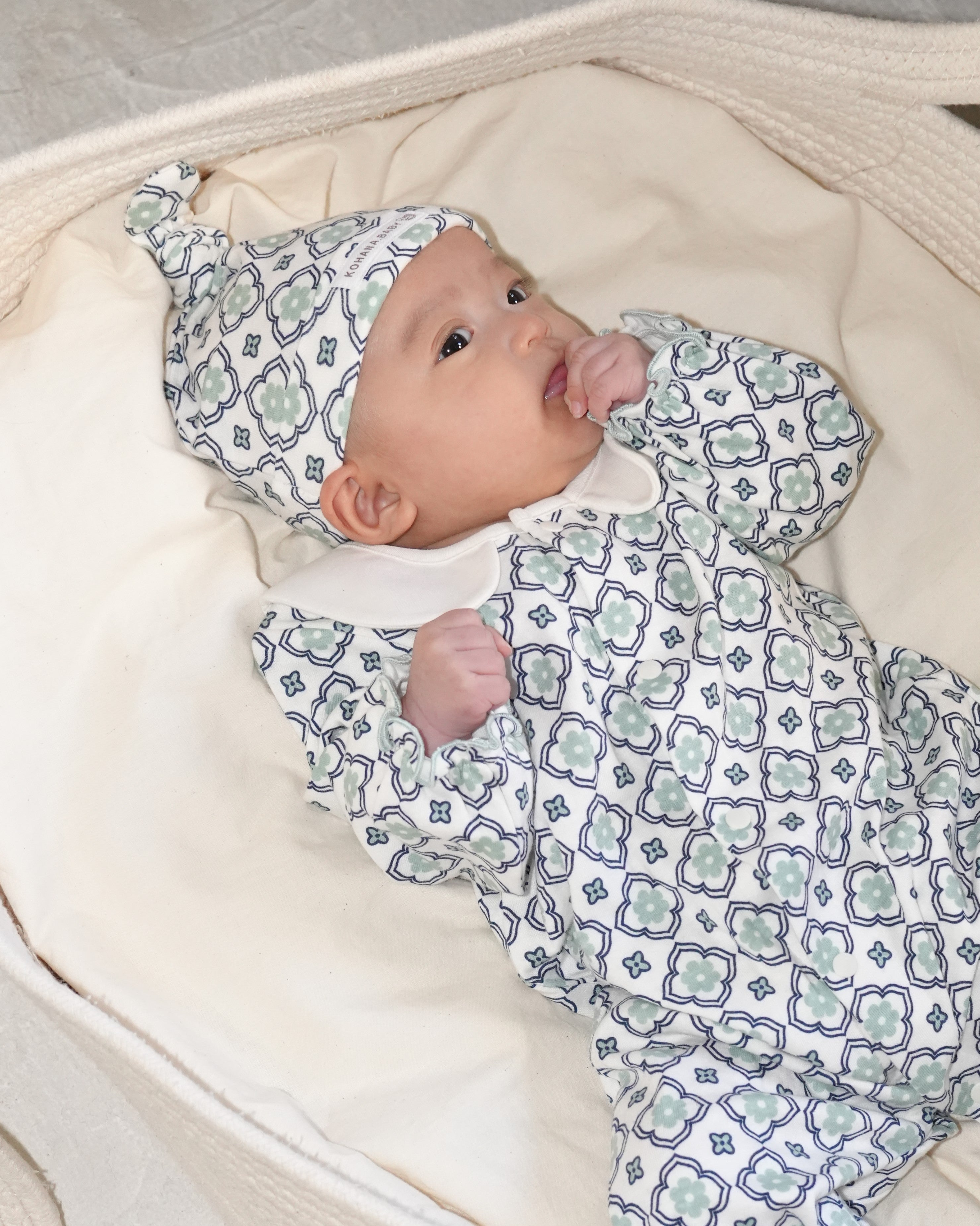 Vintage Tile Pattern Beanie【110113】