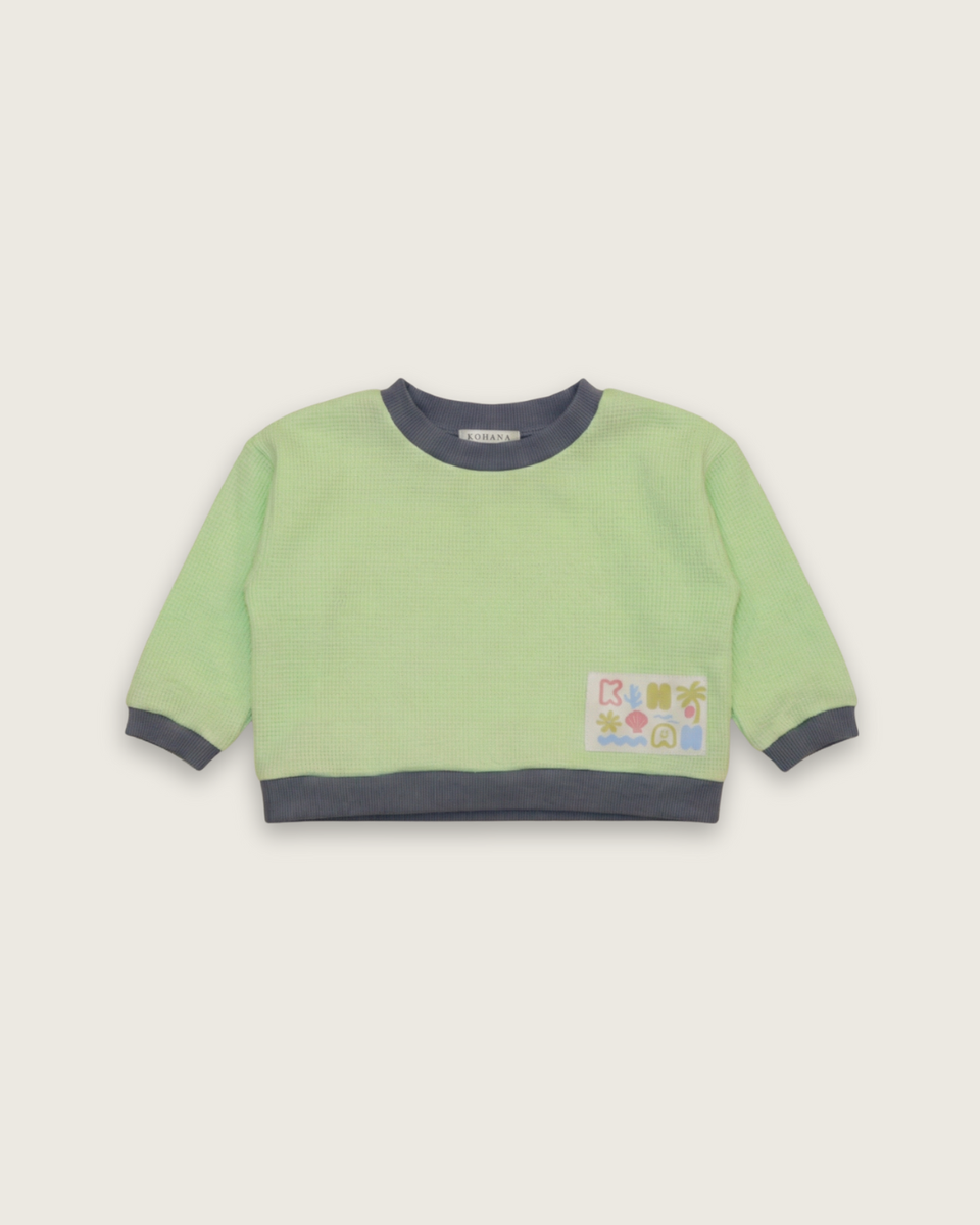 Neon Color Sweatshirt【110200】（green）