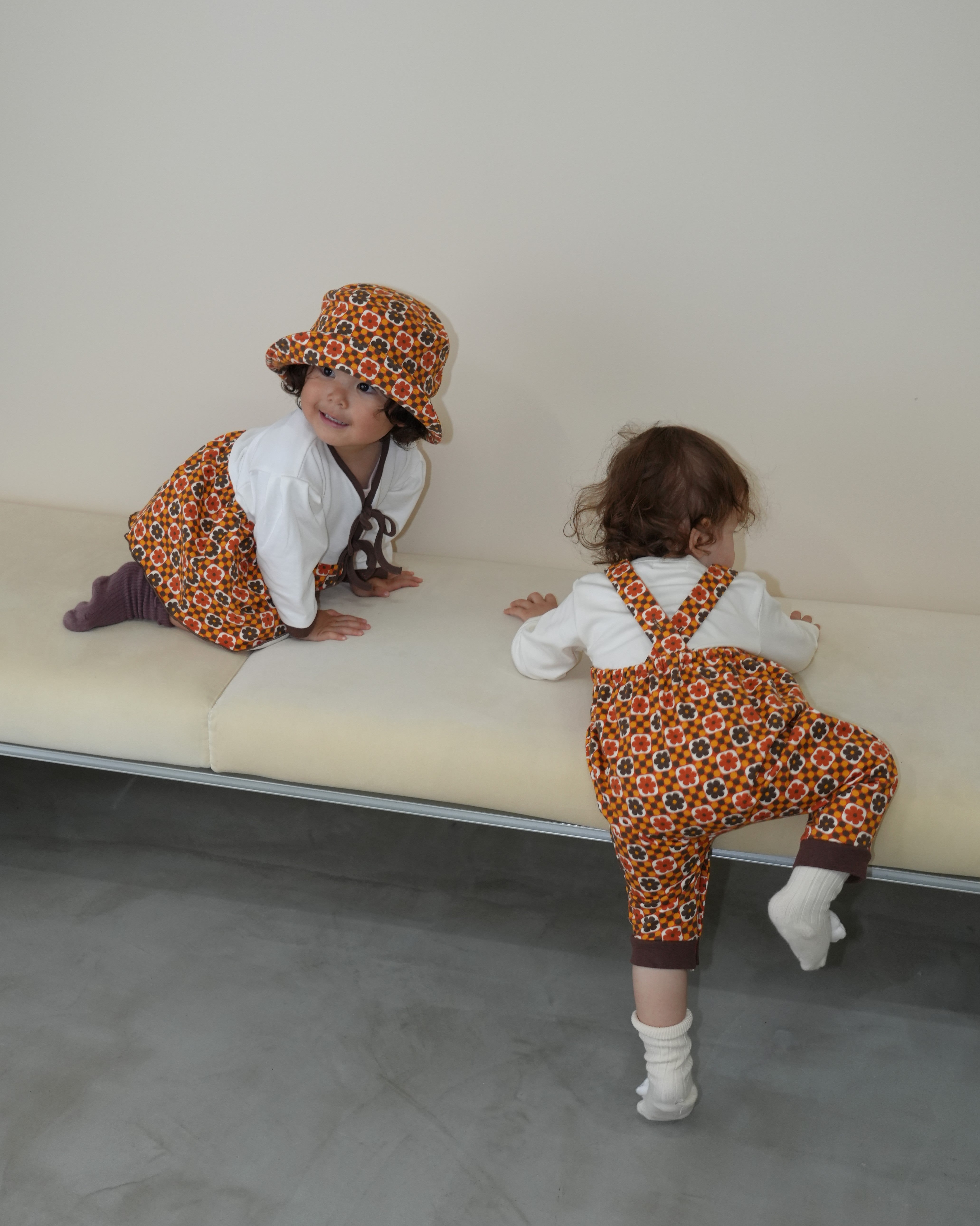 Retro Dot Flower Skirt Rompers【110304】