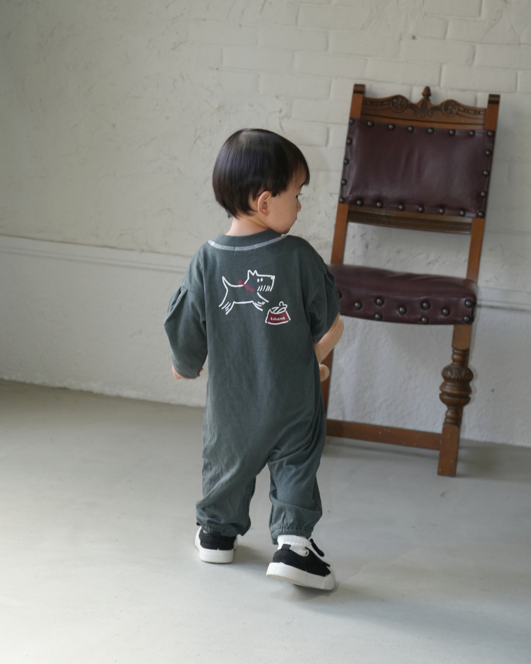 Dog Sweat Coverall【110122】（black）