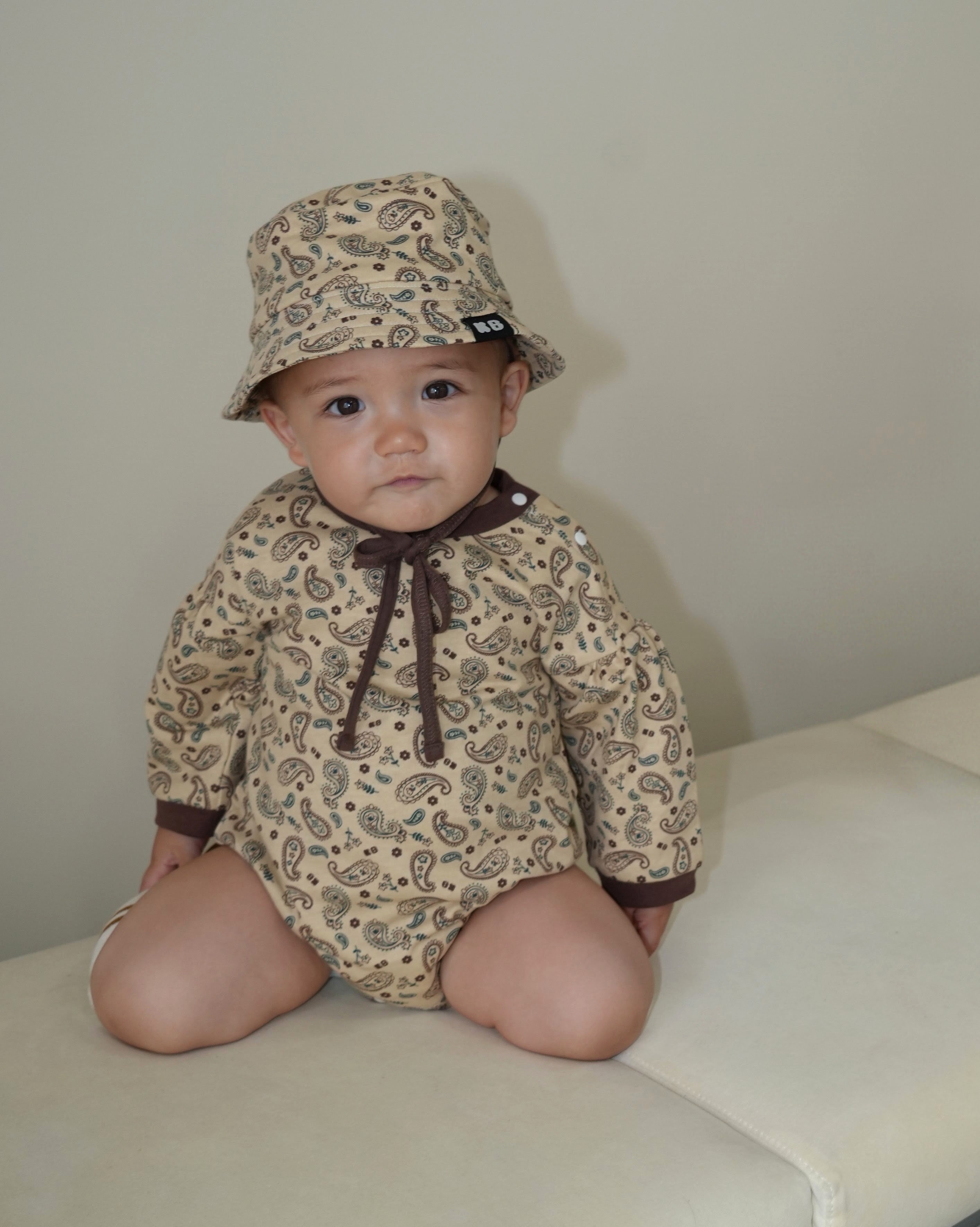 Floral Paisley Bucket Hat【110342】