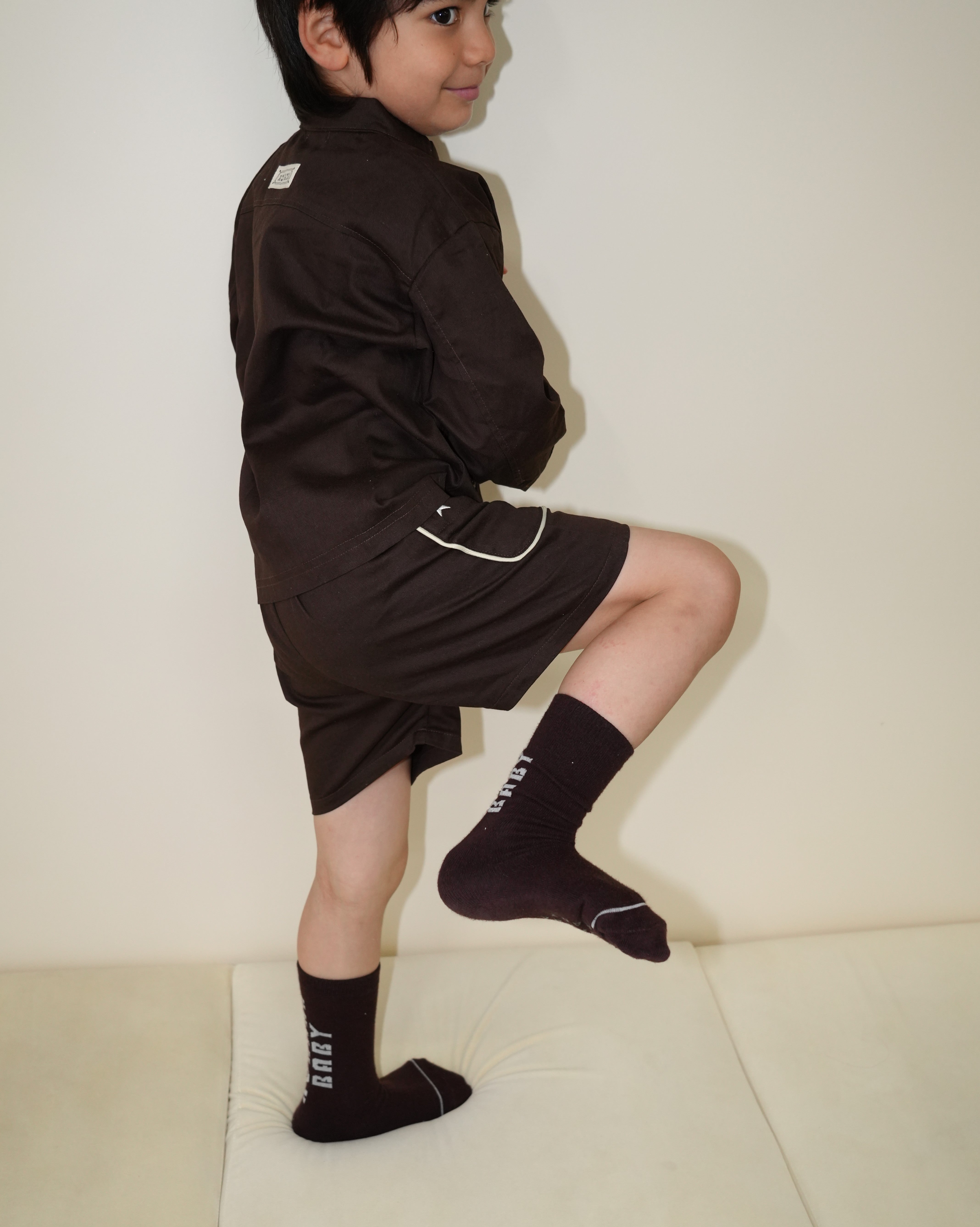 [110415] (dark gray) Cotton Twill Shorts