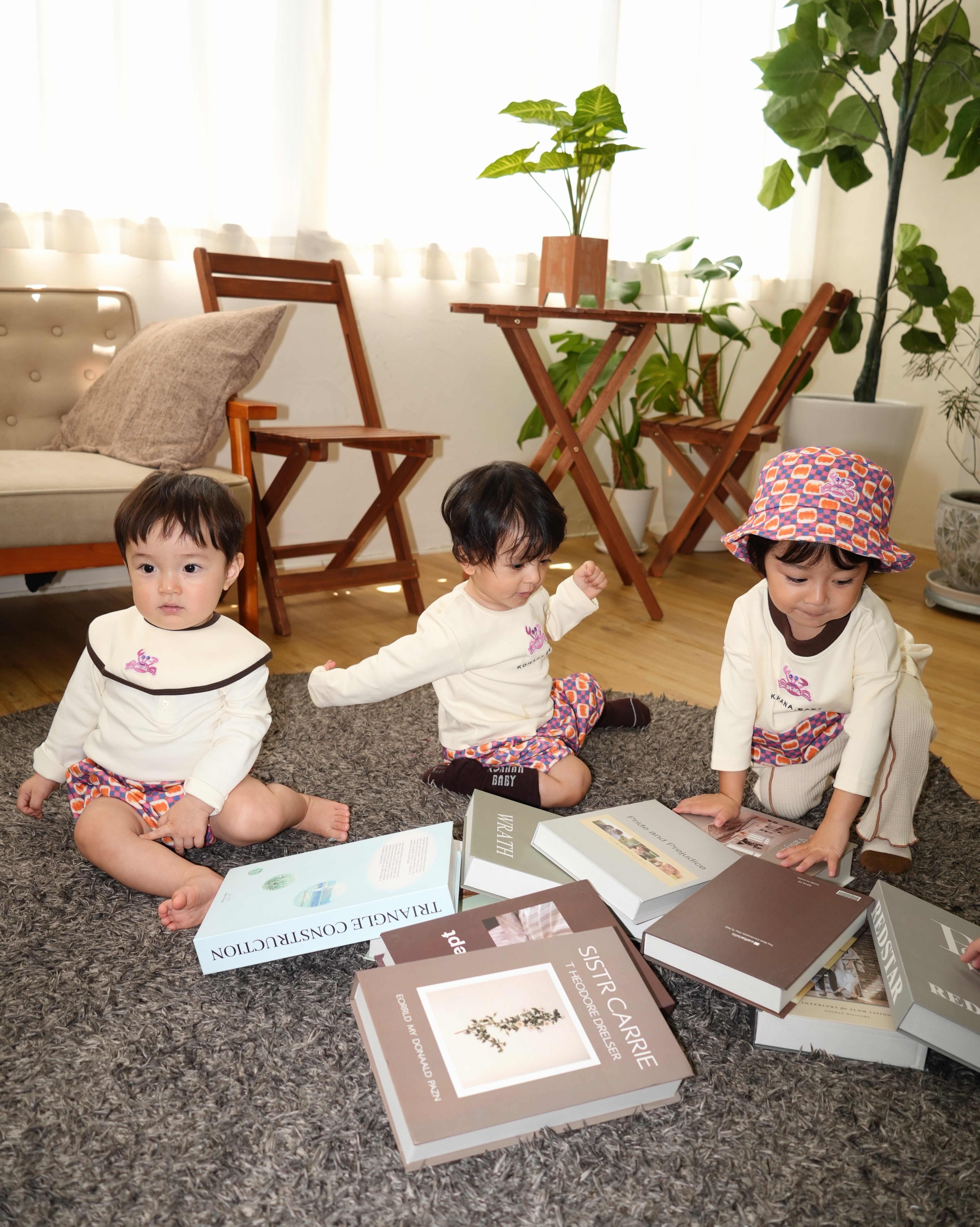 KOHANA × カニパン Long Sleeve Tee & Bloomers Set【110427】