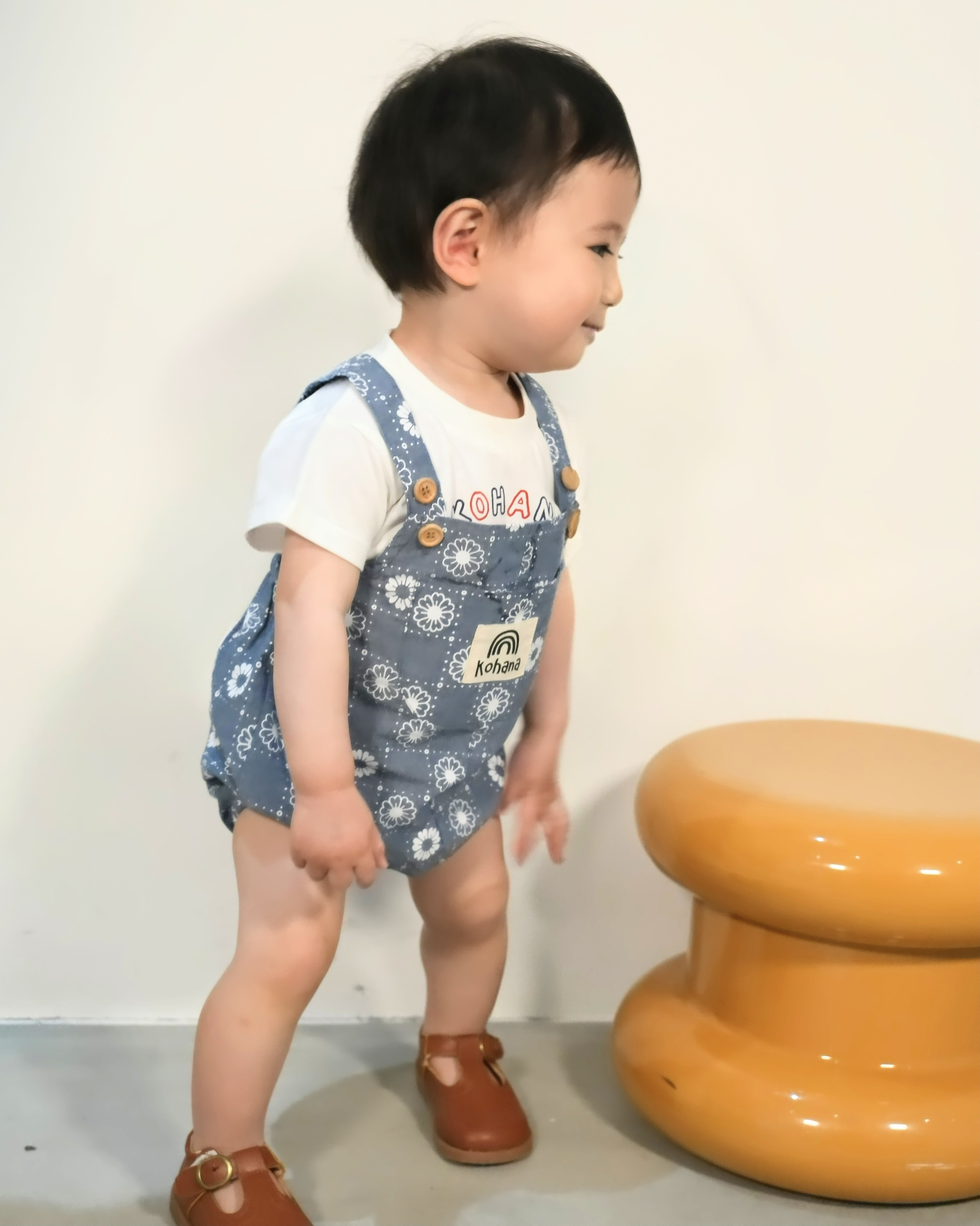 Daisy Denim Rompers【110211】