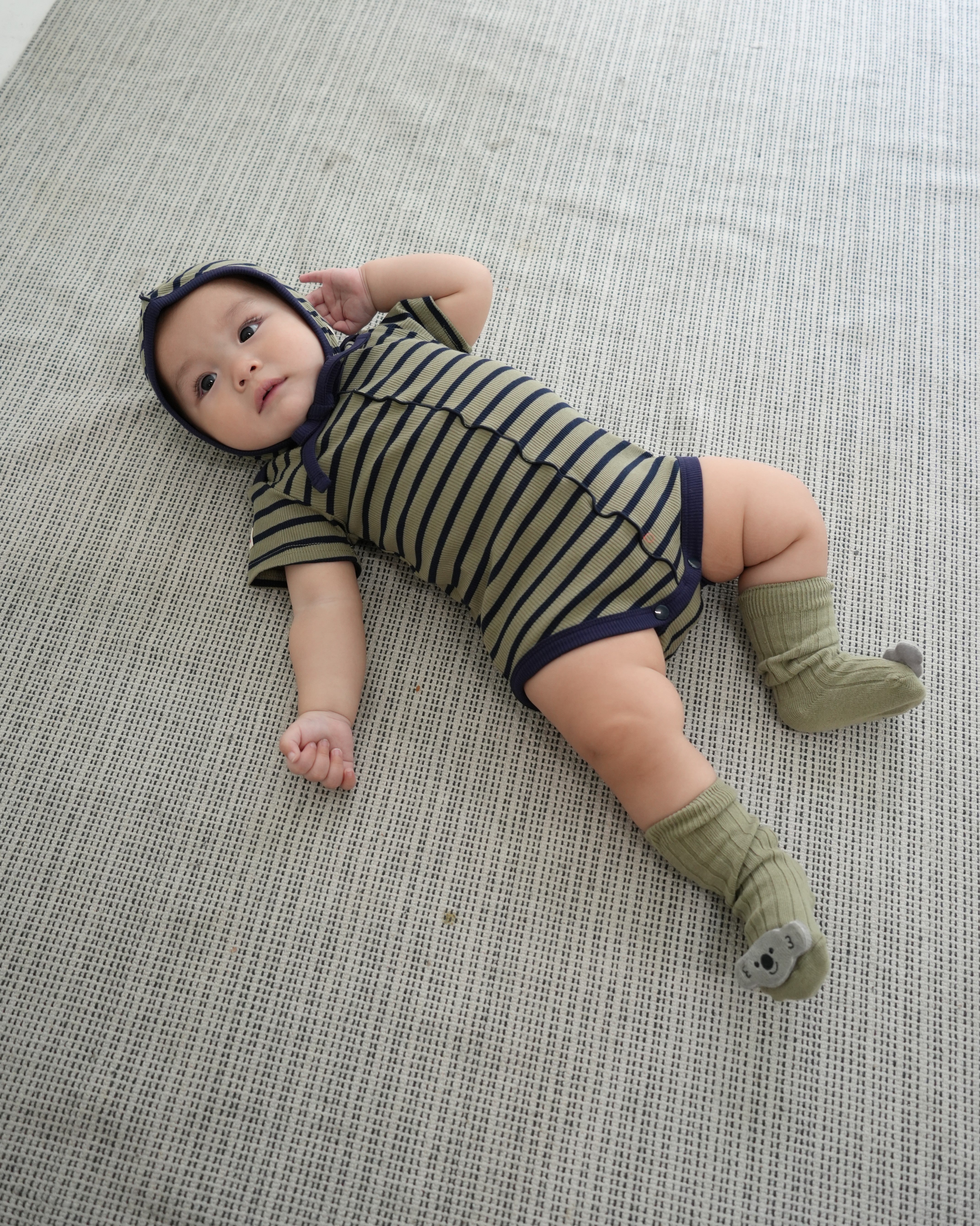 Striped Merrow Rompers【150013】 (DGR)