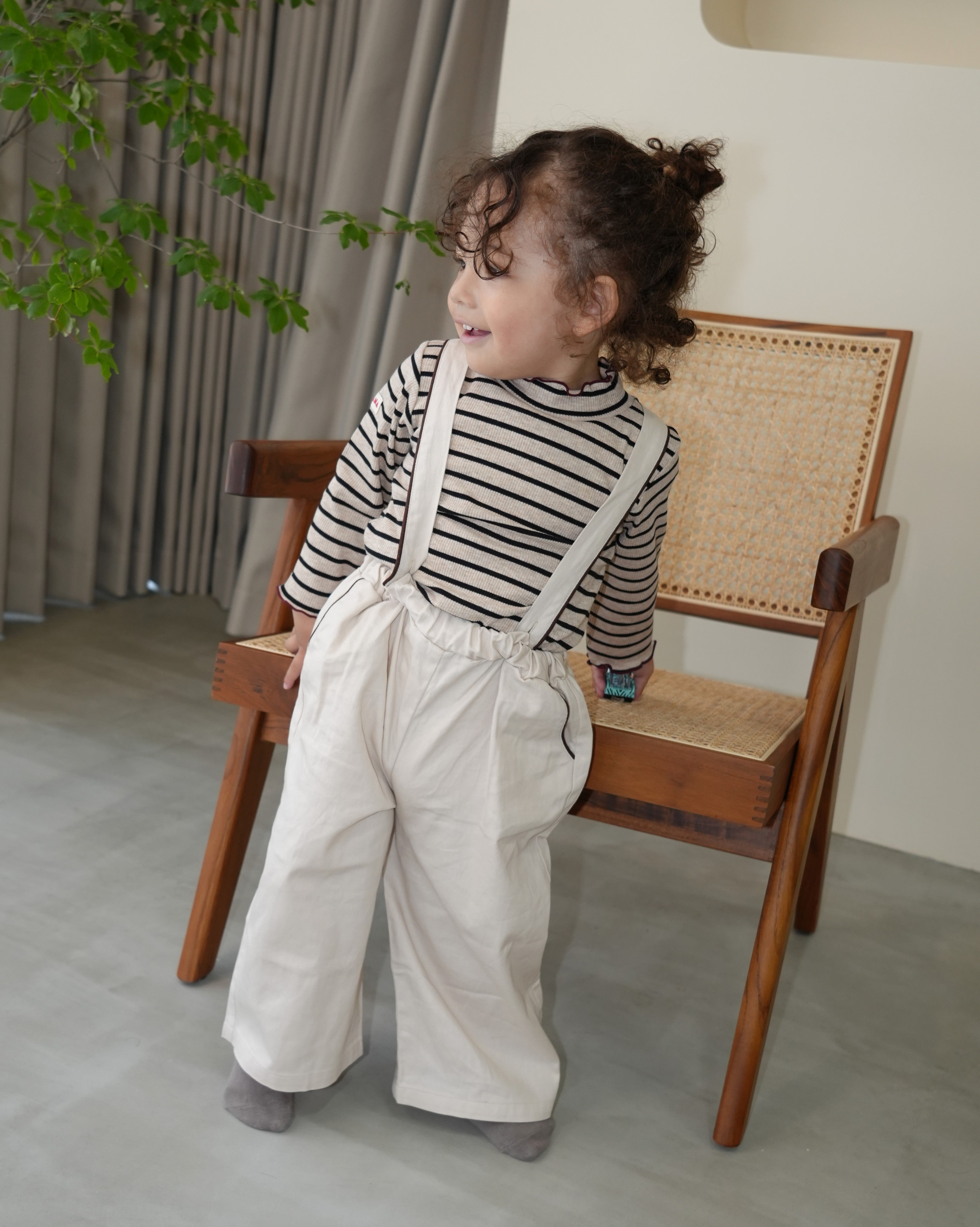 Striped Merrow Tops【110404】 (brown)