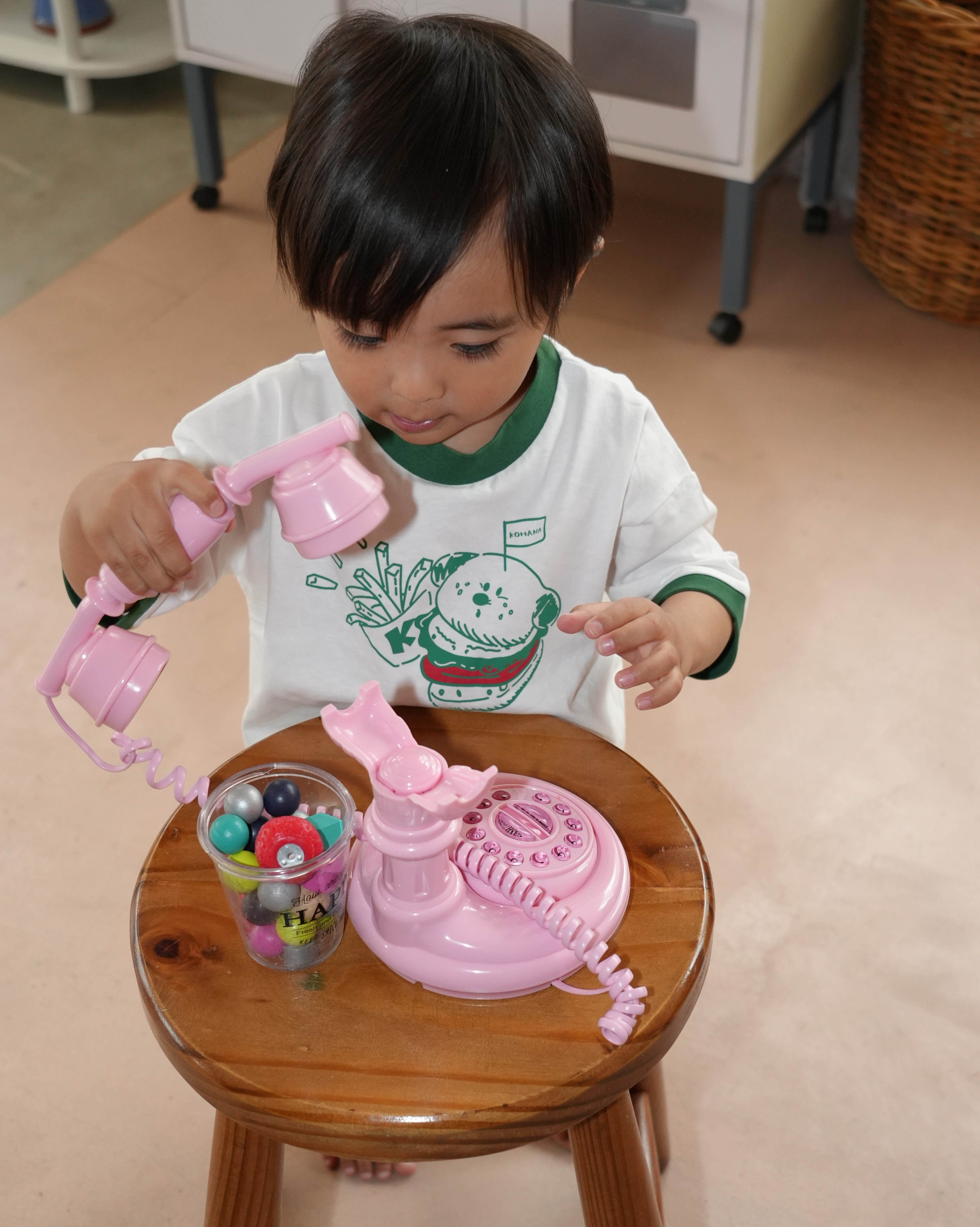 Hamburger Dog Ringer T-Shirt【110135】 (green)