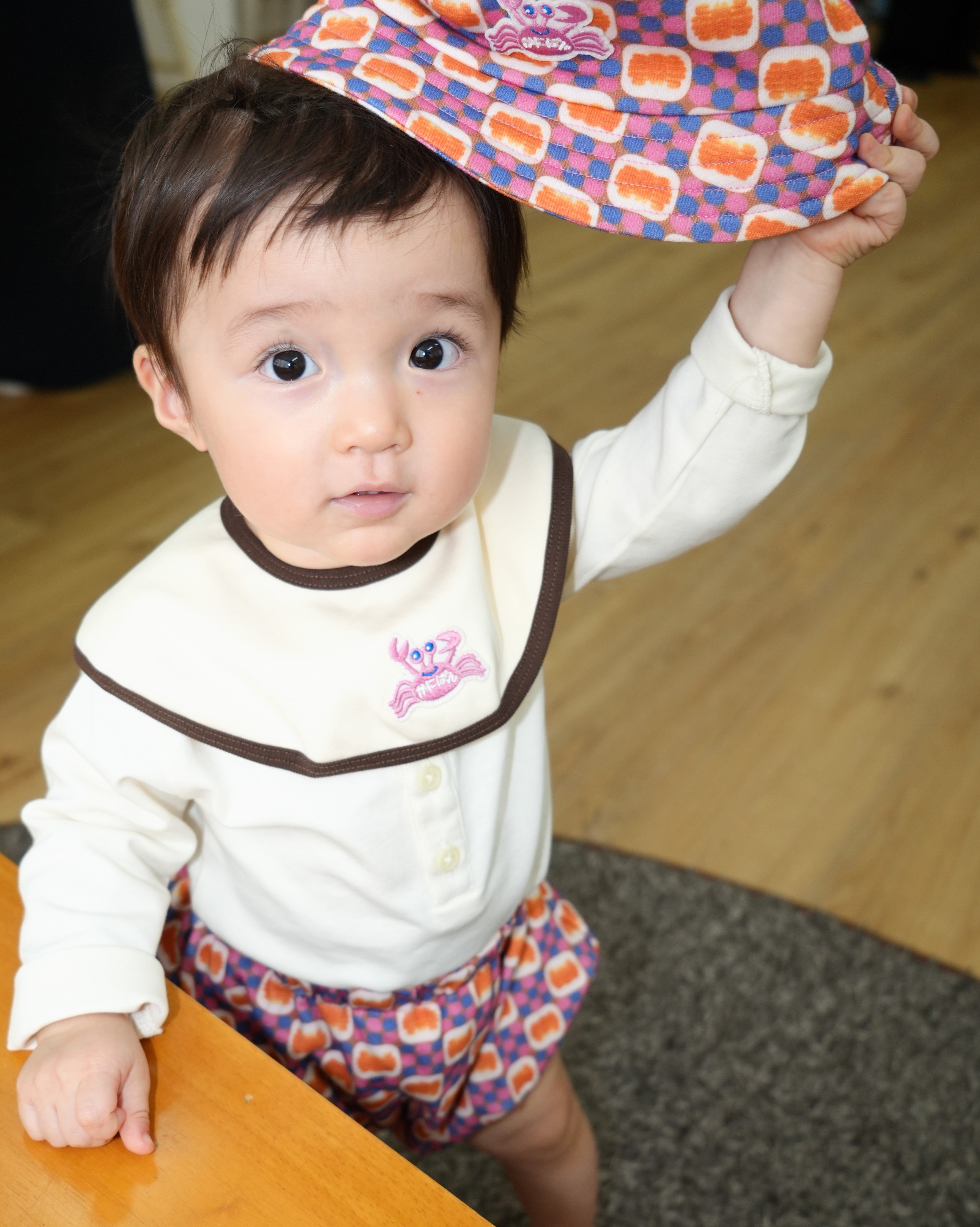 KOHANA × カニパン Bib & Bloomer Set 【110426】
