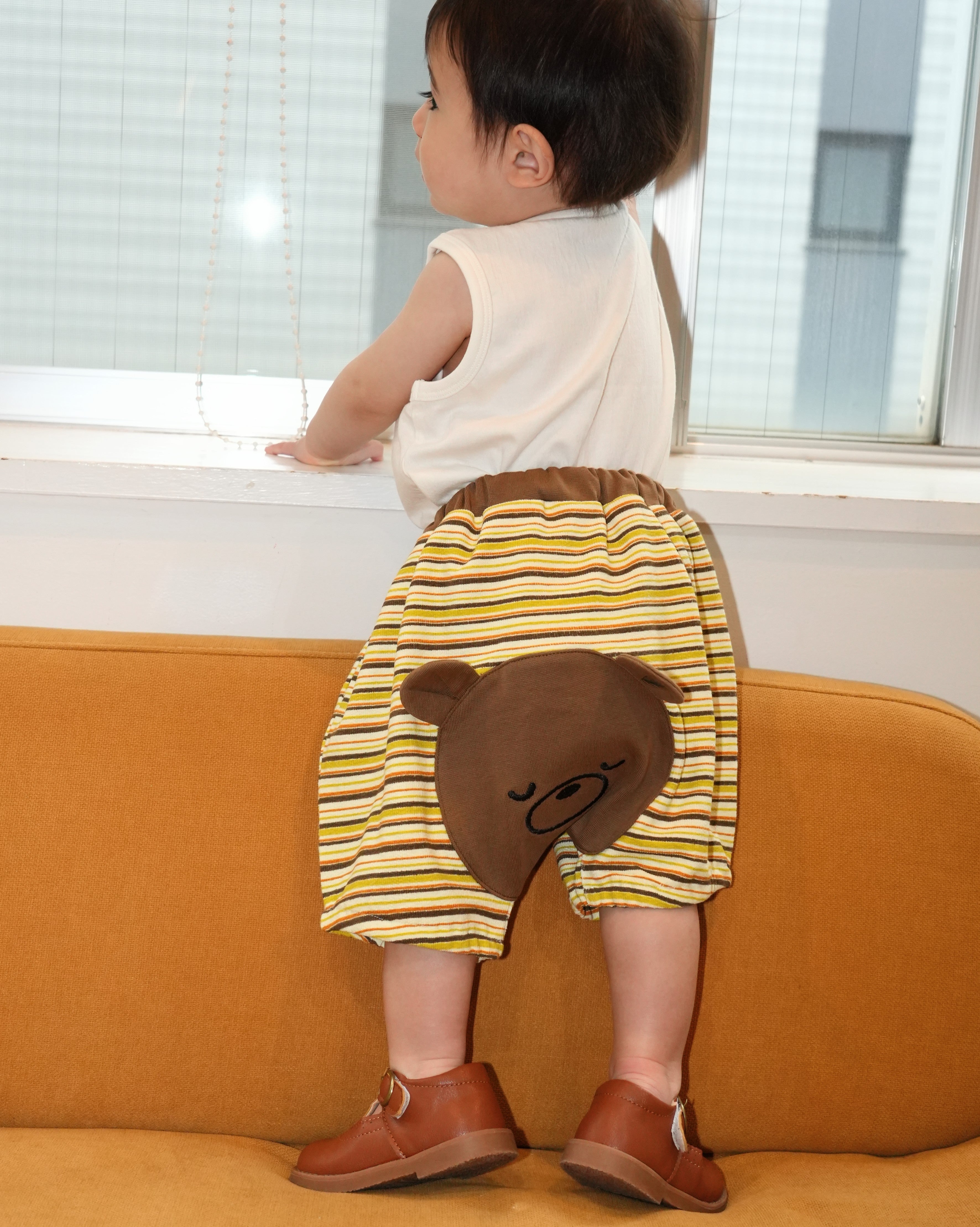 Multi Stripe Kohana Bear Pants【110259】 (Border)