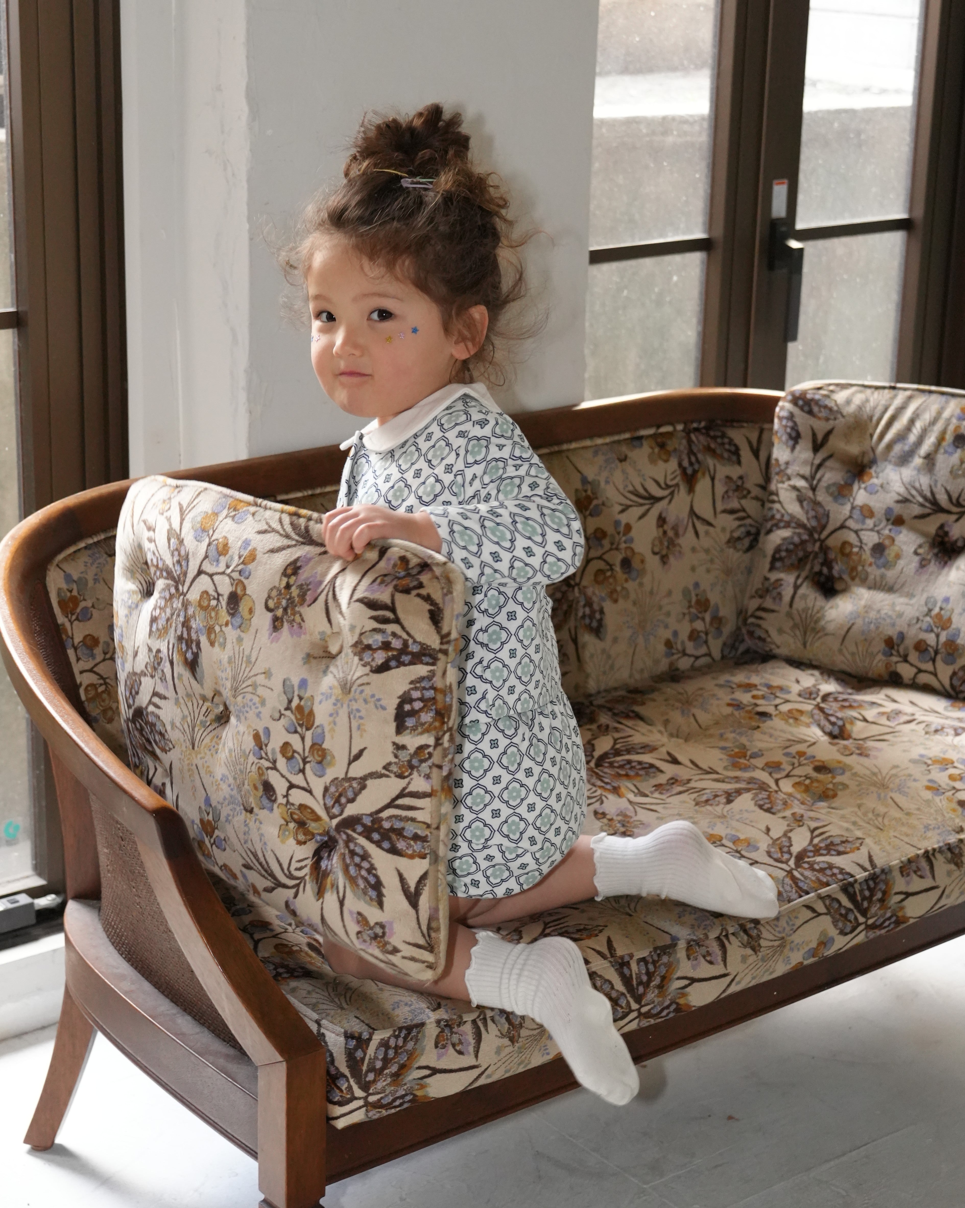 Vintage Pattern Round Collar Set up【110054】