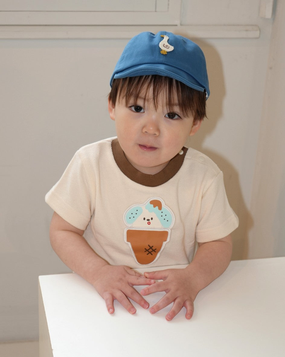 Choco Mint Ice Cream Dog T-Shirt 【110228】