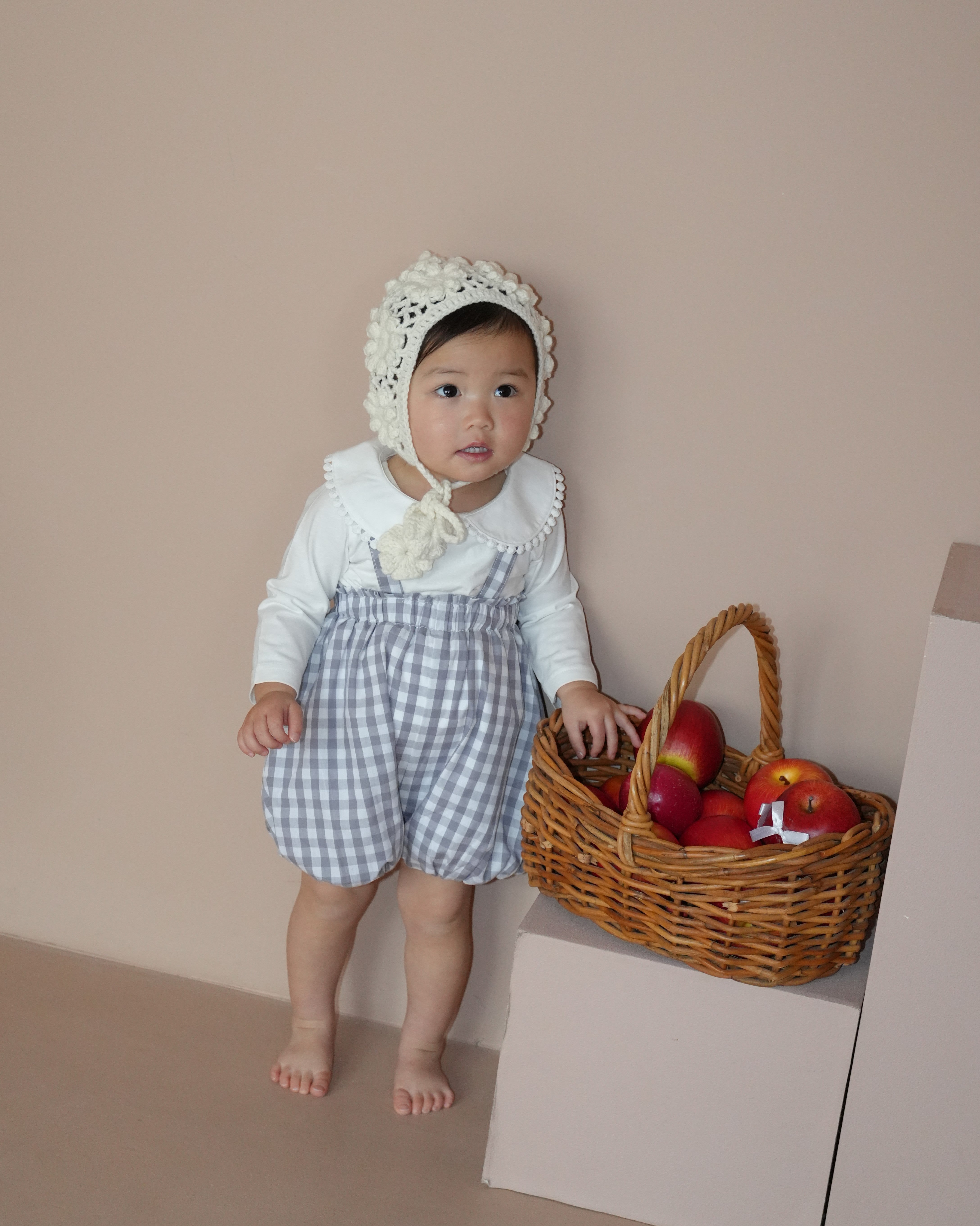 Round Collar Lace Shirt【110133】