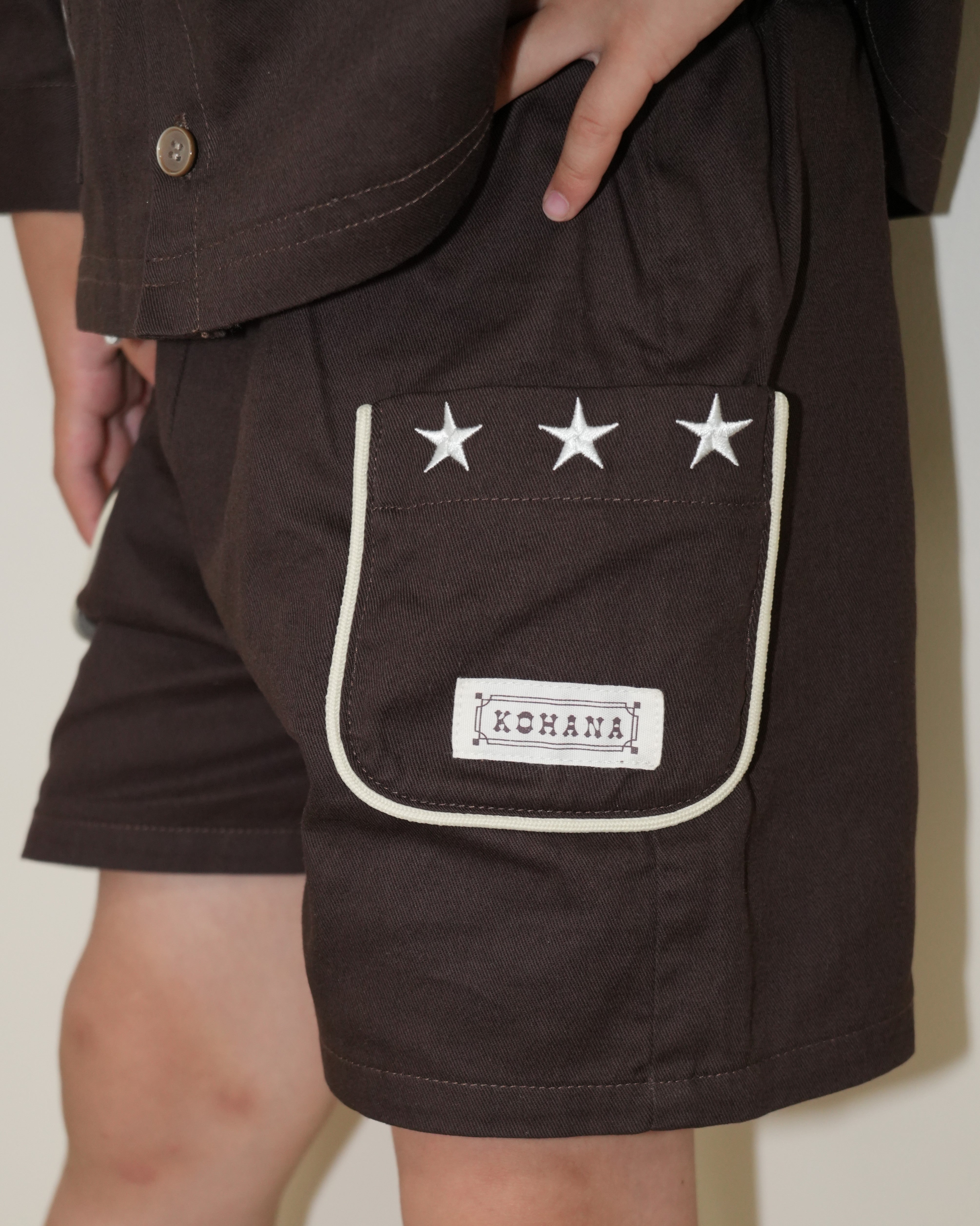 [110415] (dark gray) Cotton Twill Shorts