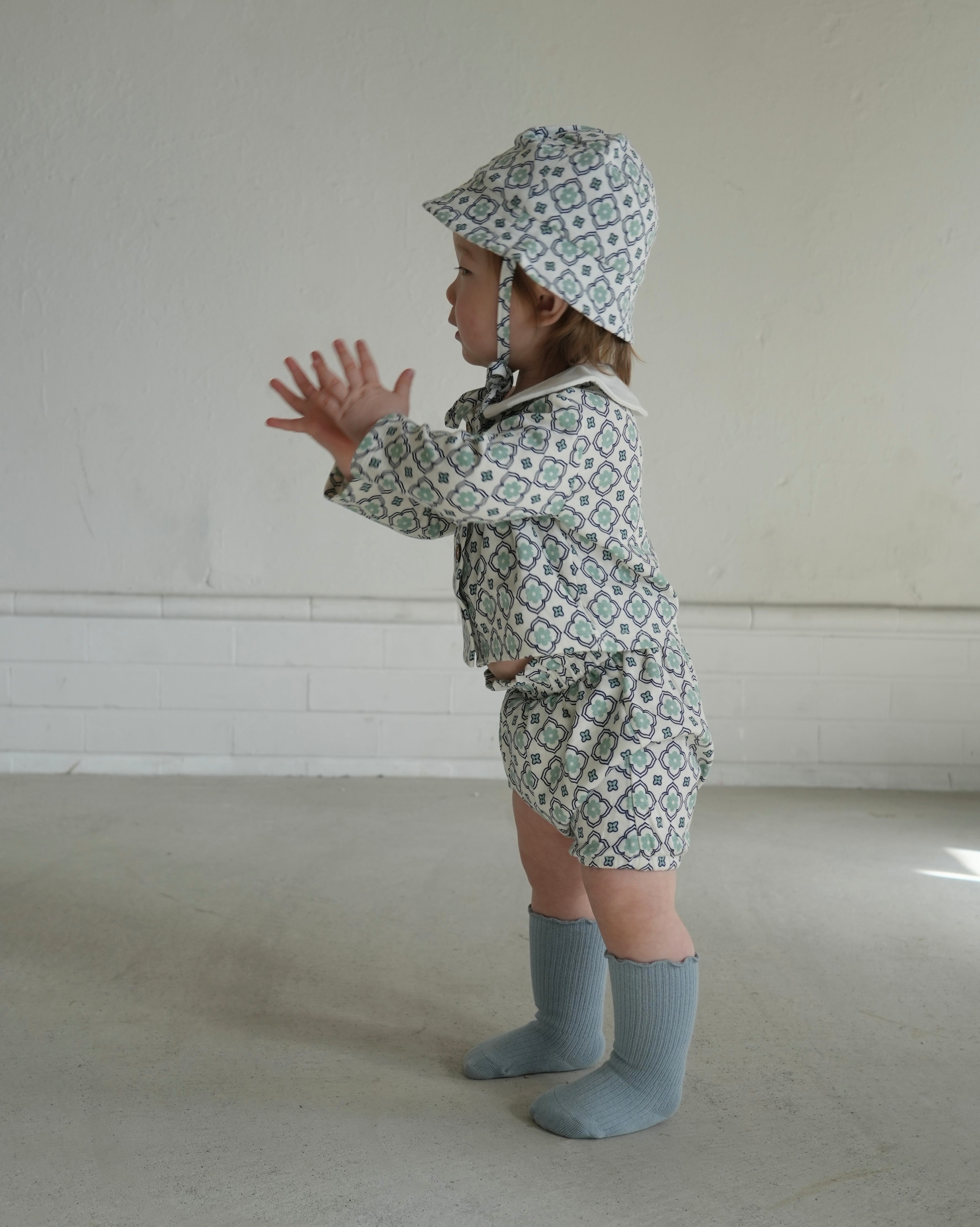 Vintage Pattern Round Collar Set up【110054】