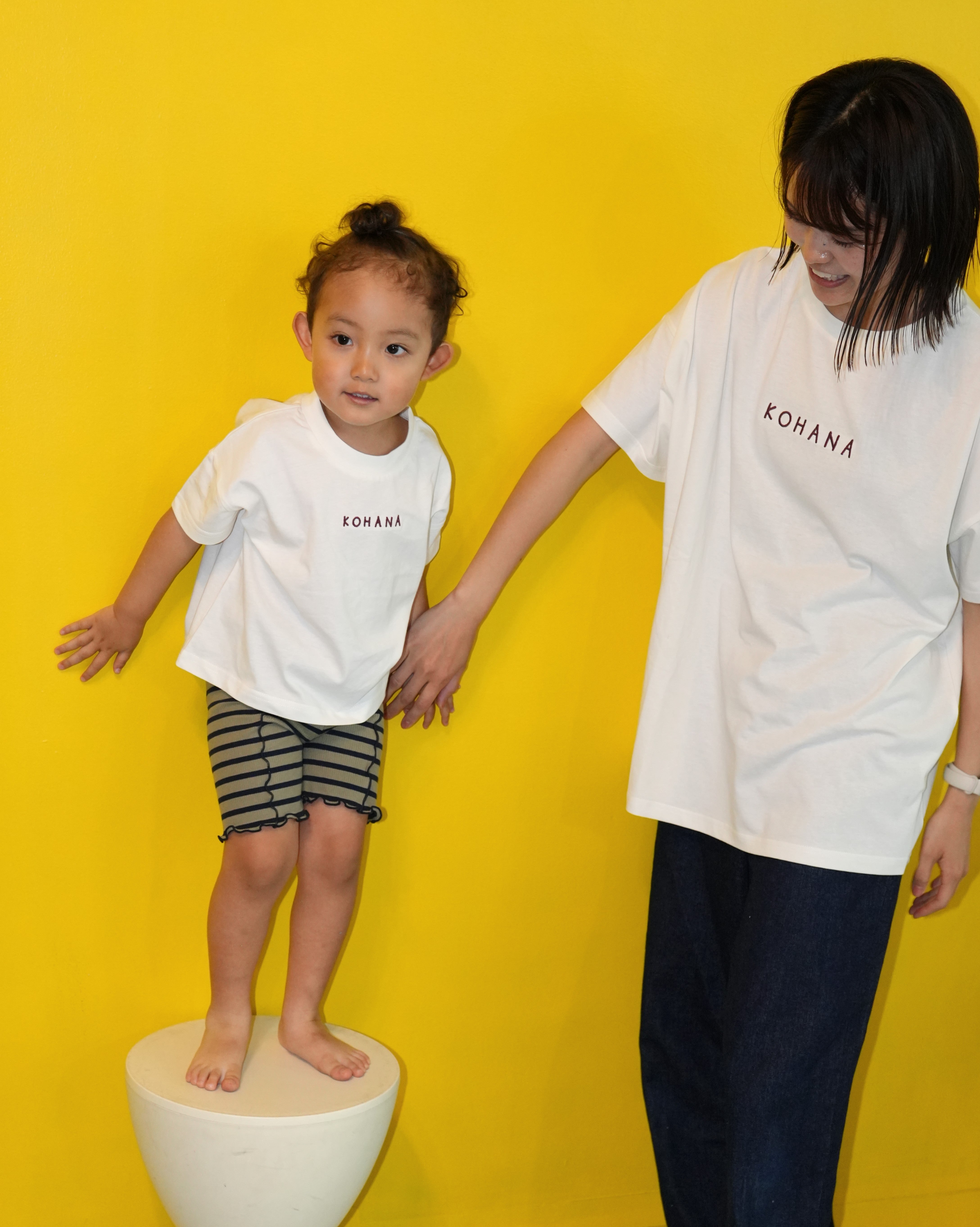 Floral Design Short Sleeve T-Shirt【150025】(大人用)