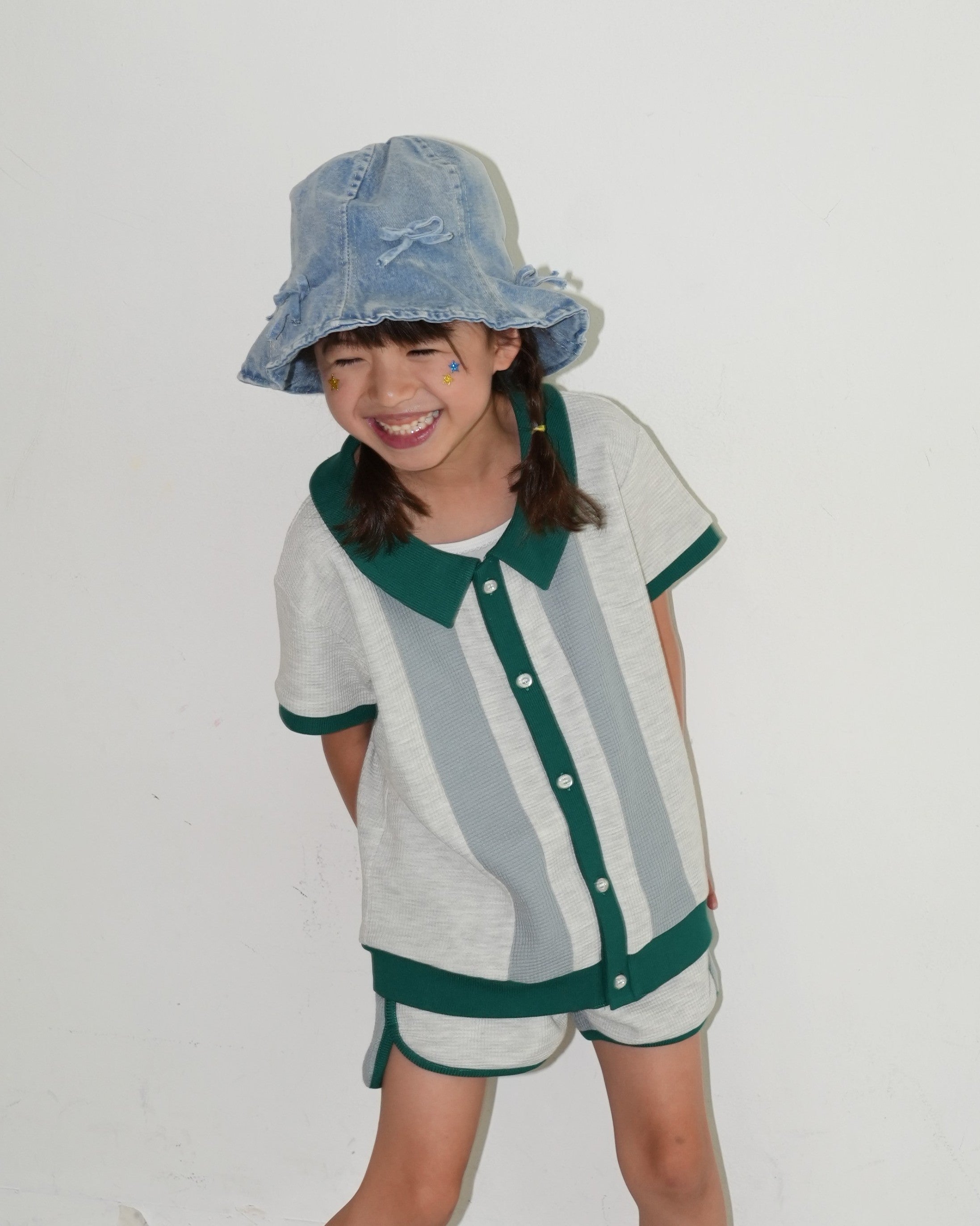 Ribbon Denim Hat【A266】