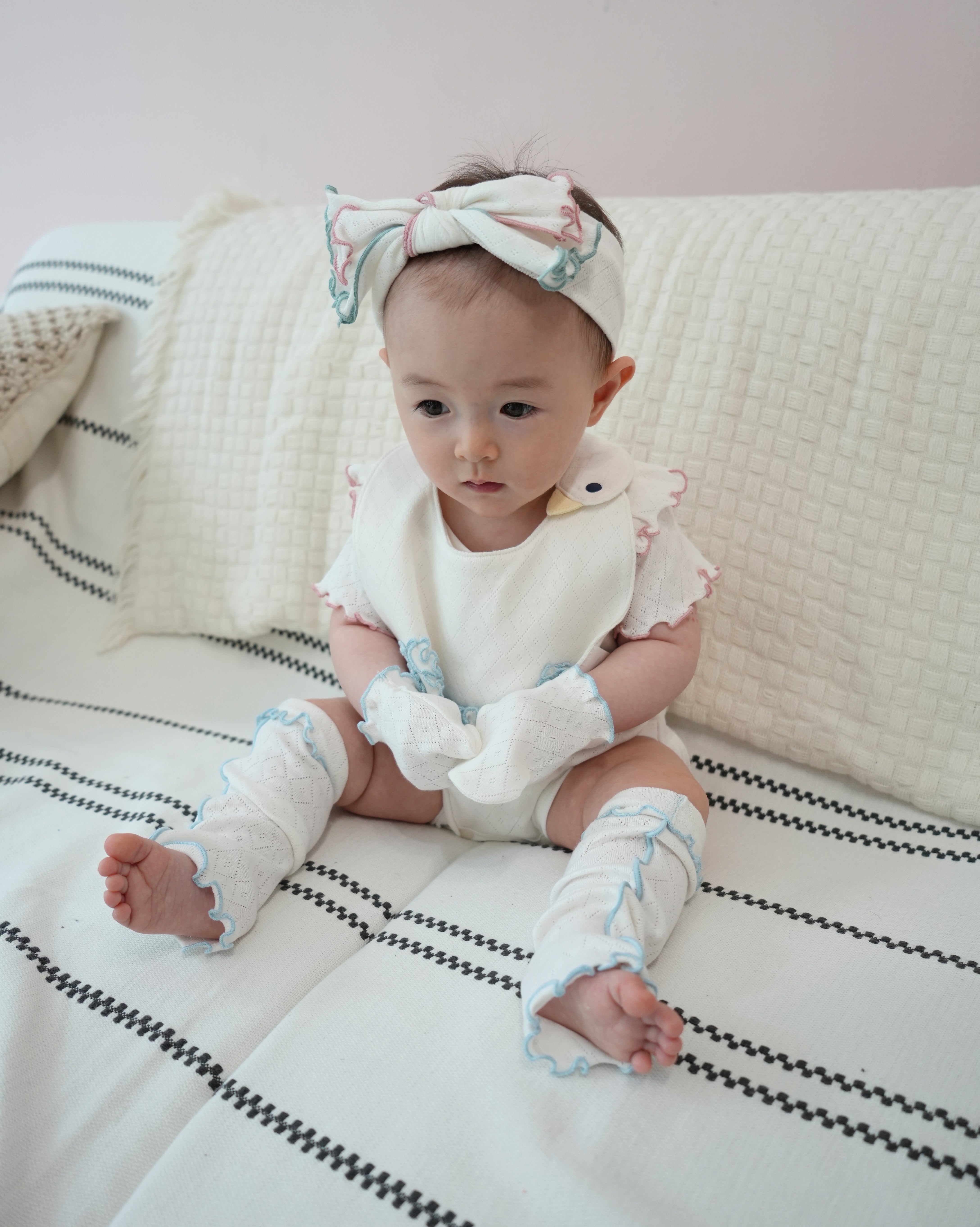 Eyelet Rib Baby Gift Set【150009】