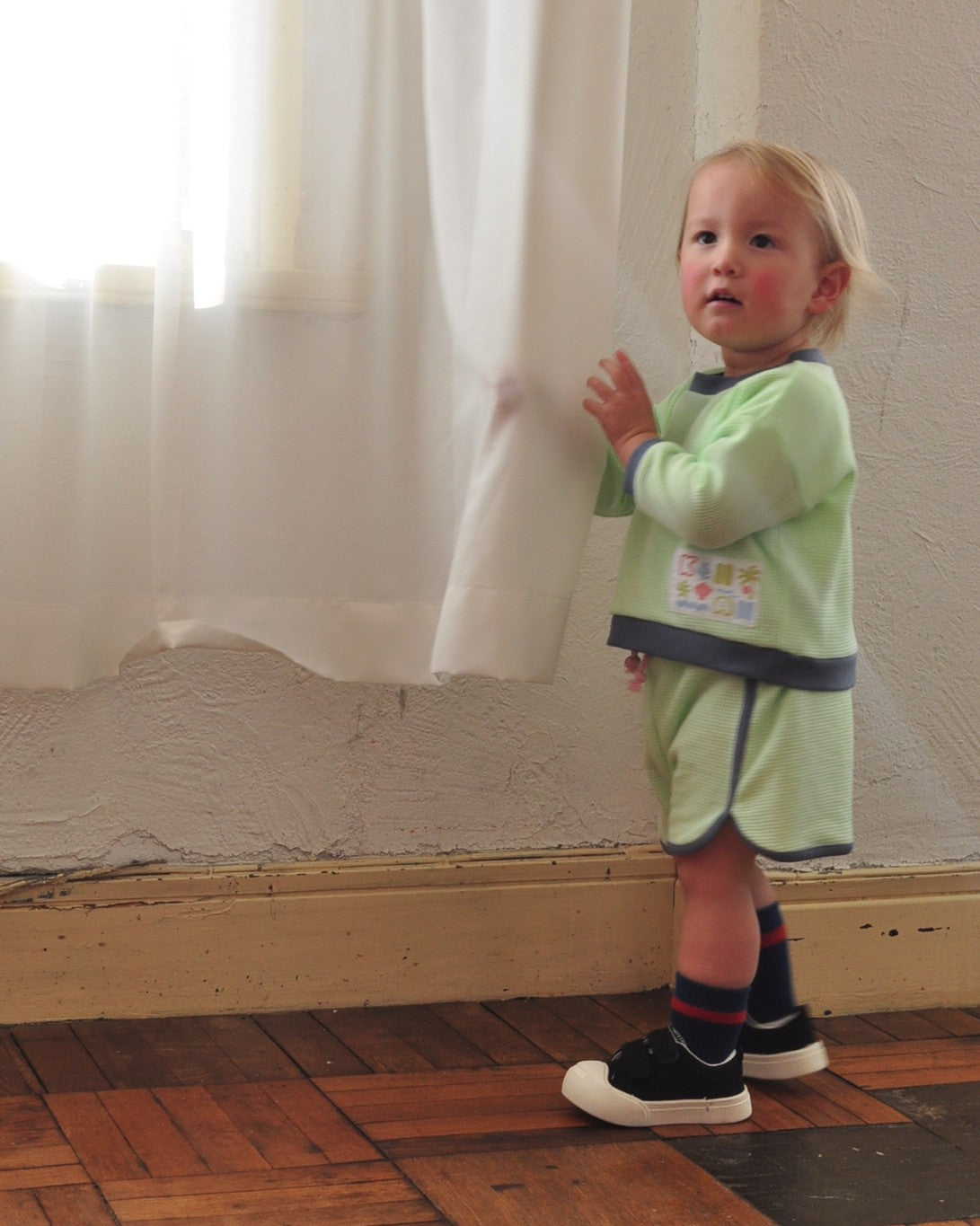 ネオンカラーランニングパンツ【110201】（green）