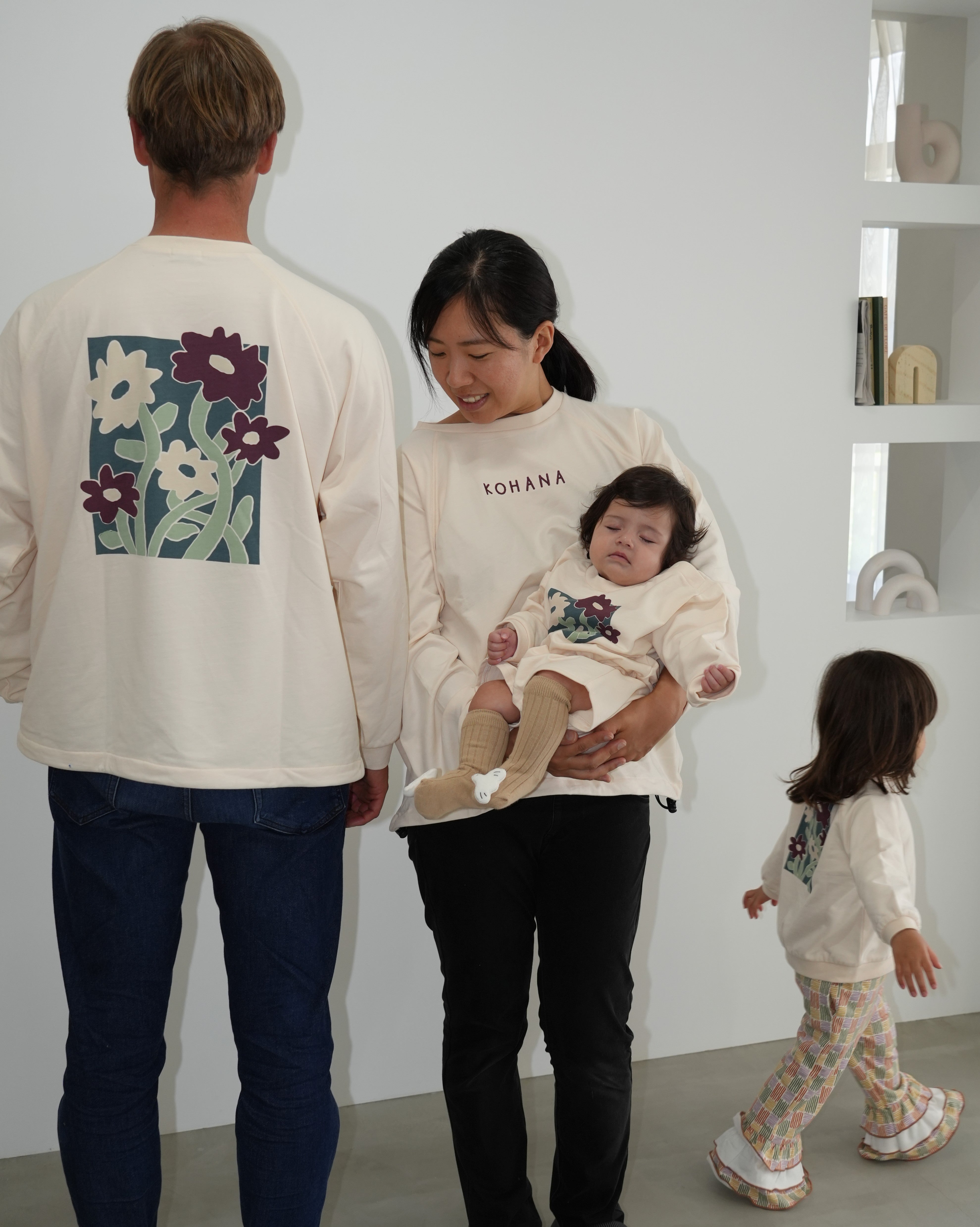 Floral Design Sweatshirt【110373】(大人用)