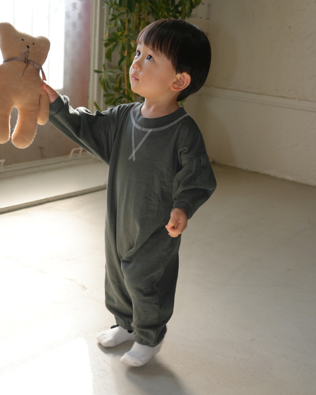 Dog Sweat Coverall【110122】（black）