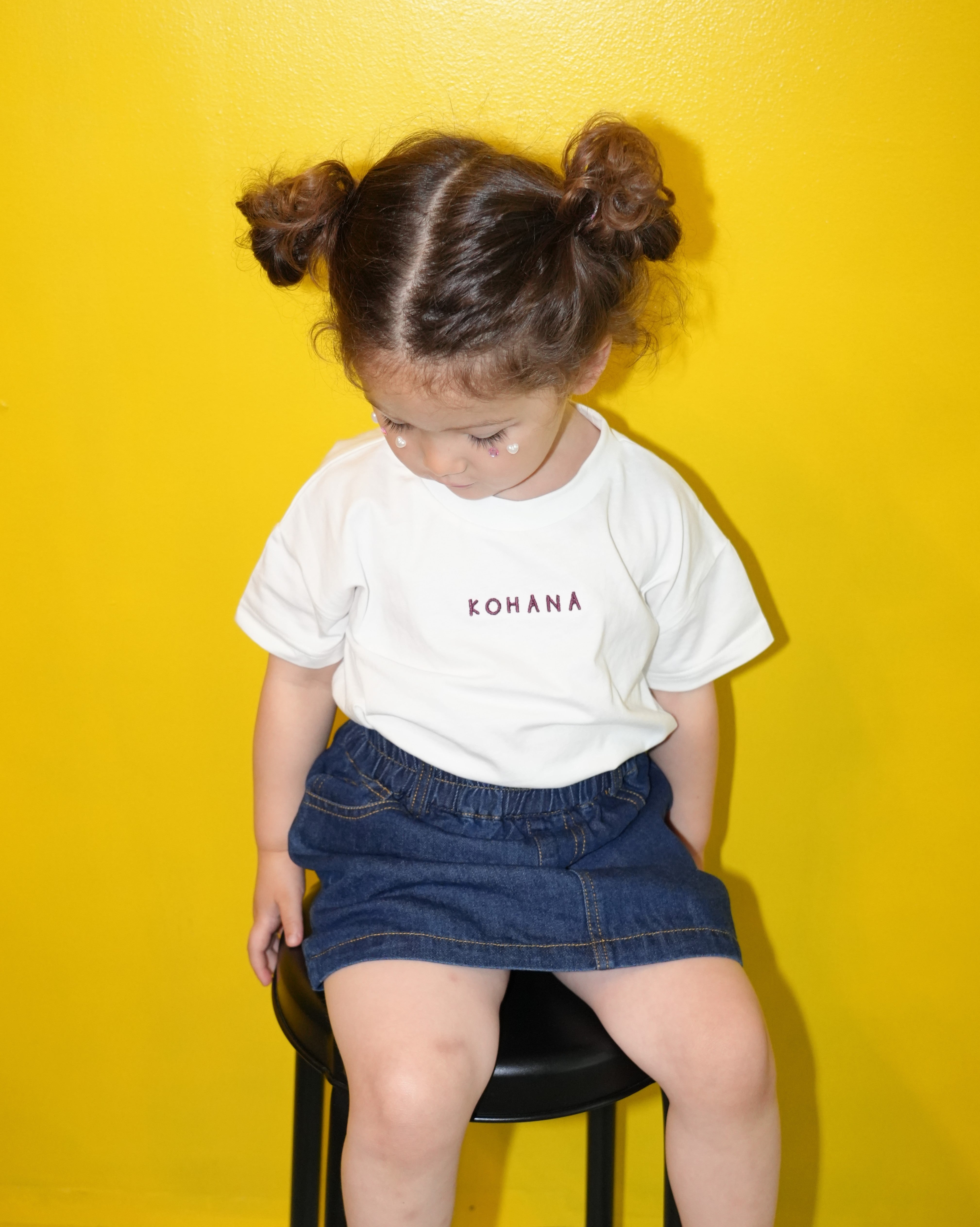 Floral Design Short Sleeve T-Shirt【150026】(子ども用)