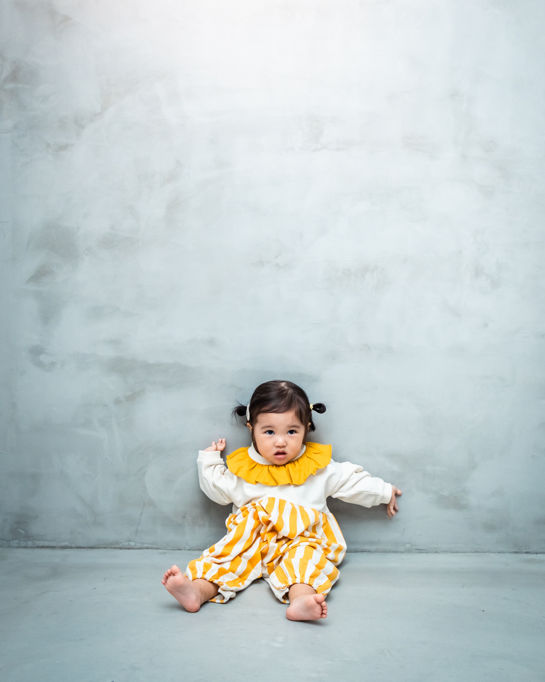 (Pre-order item) Circus Sweat Coverall [110078] (Mustard) 