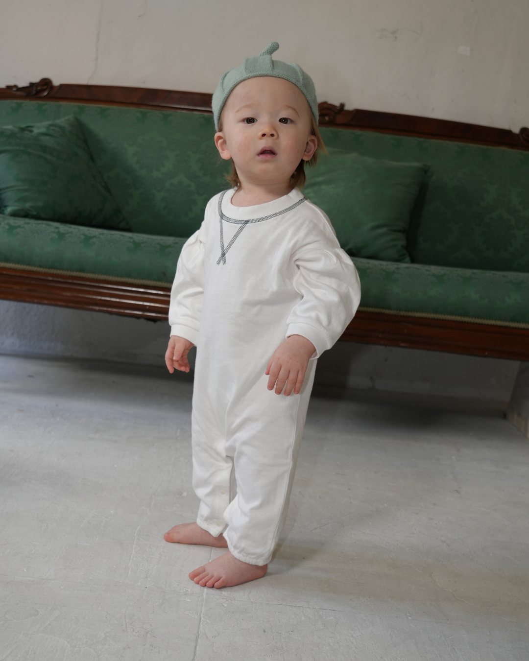 Dog Sweat Coverall【110122】（white）