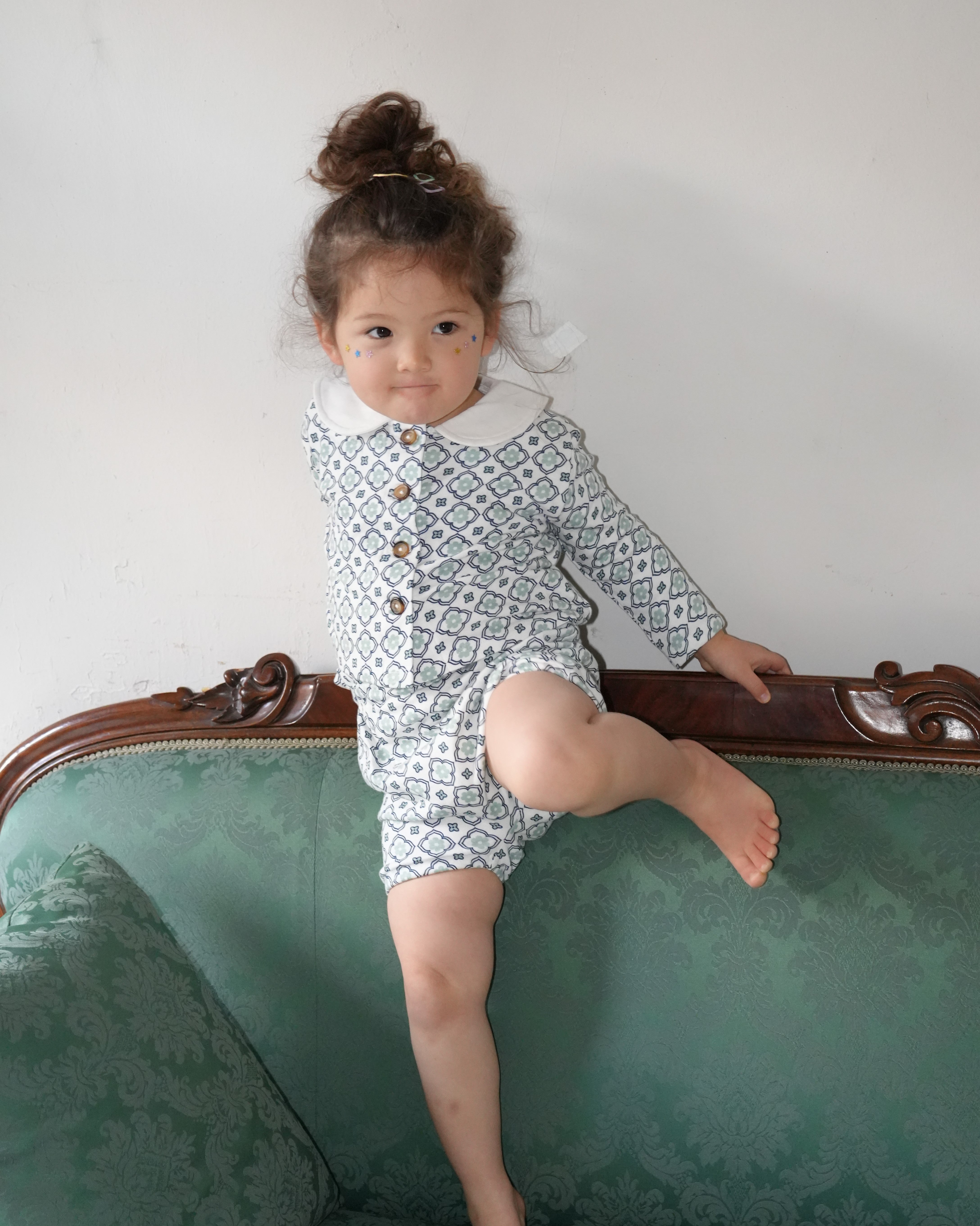 Vintage Pattern Round Collar Set up【110054】