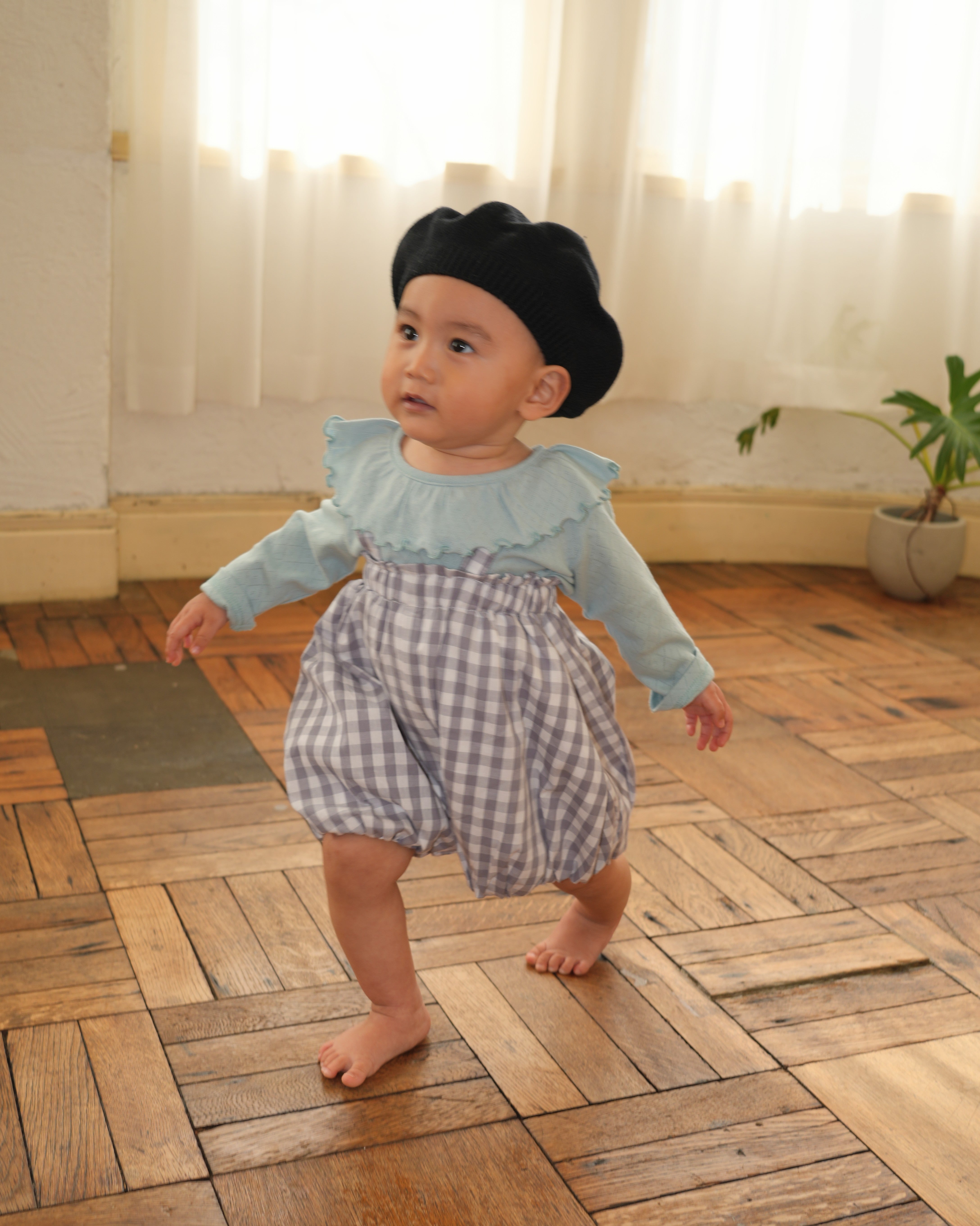 バルーンブルマサロペット【110043】（gray）