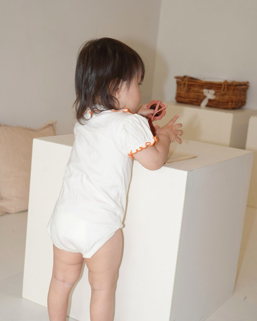 Merrow Collar Frill Rompers【110225】