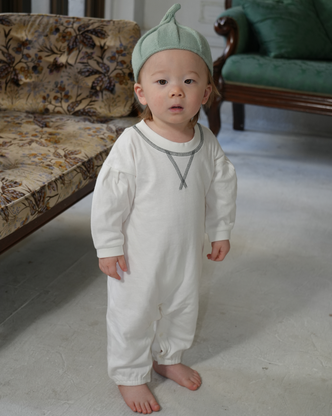 Dog Sweat Coverall【110122】（white）