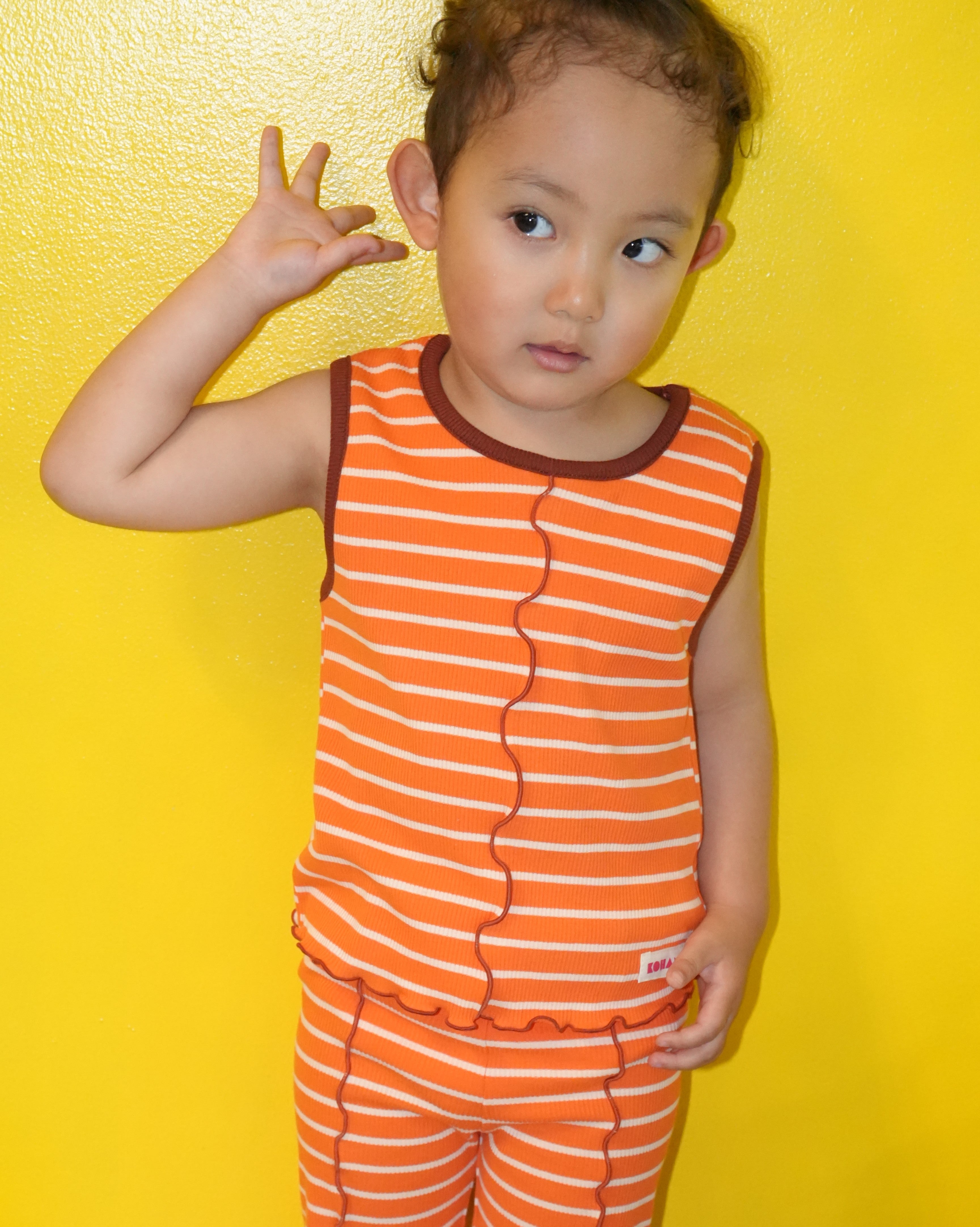 Striped Mellow Tank Top【150015】 (OR)