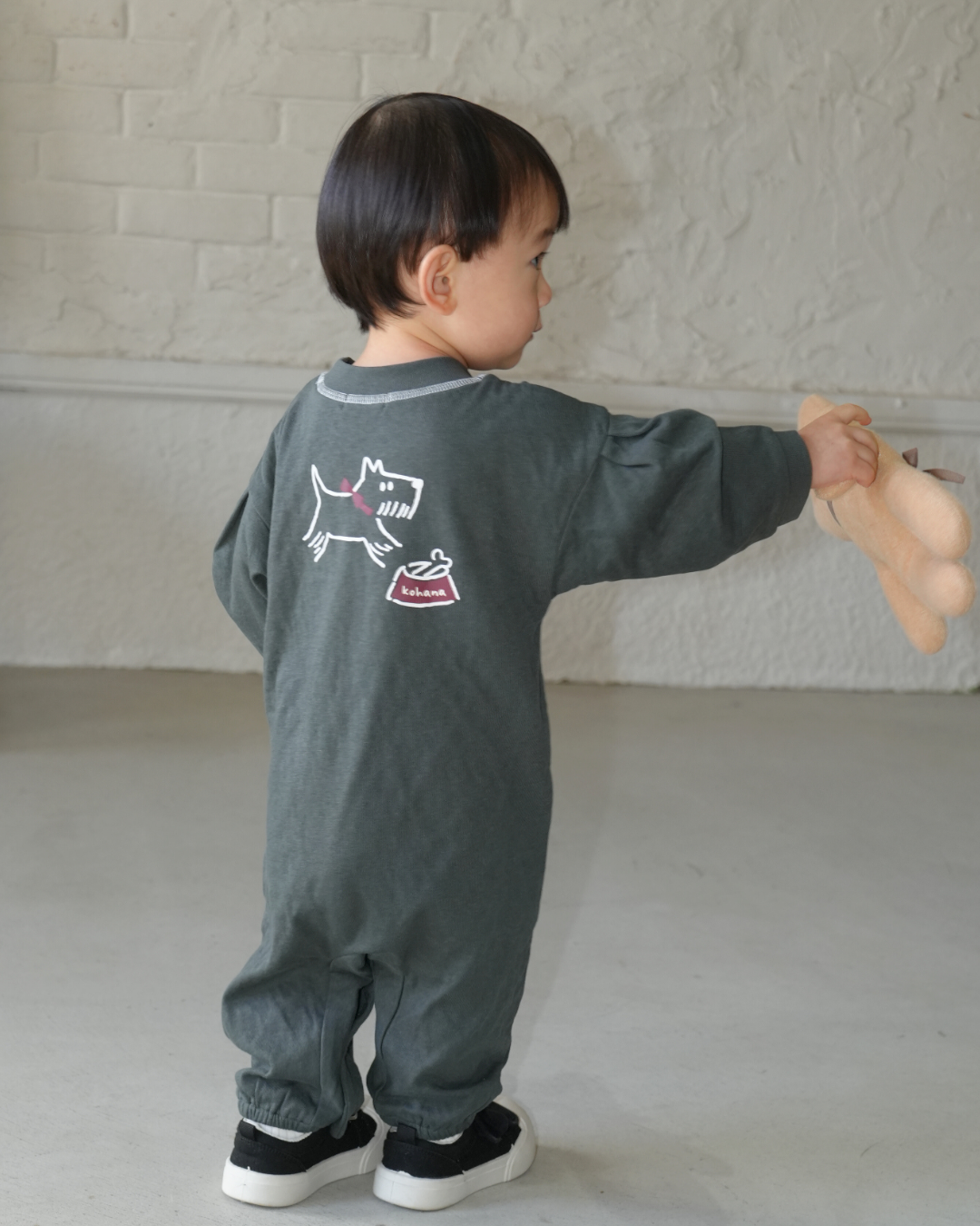 Dog Sweat Coverall【110122】（black）