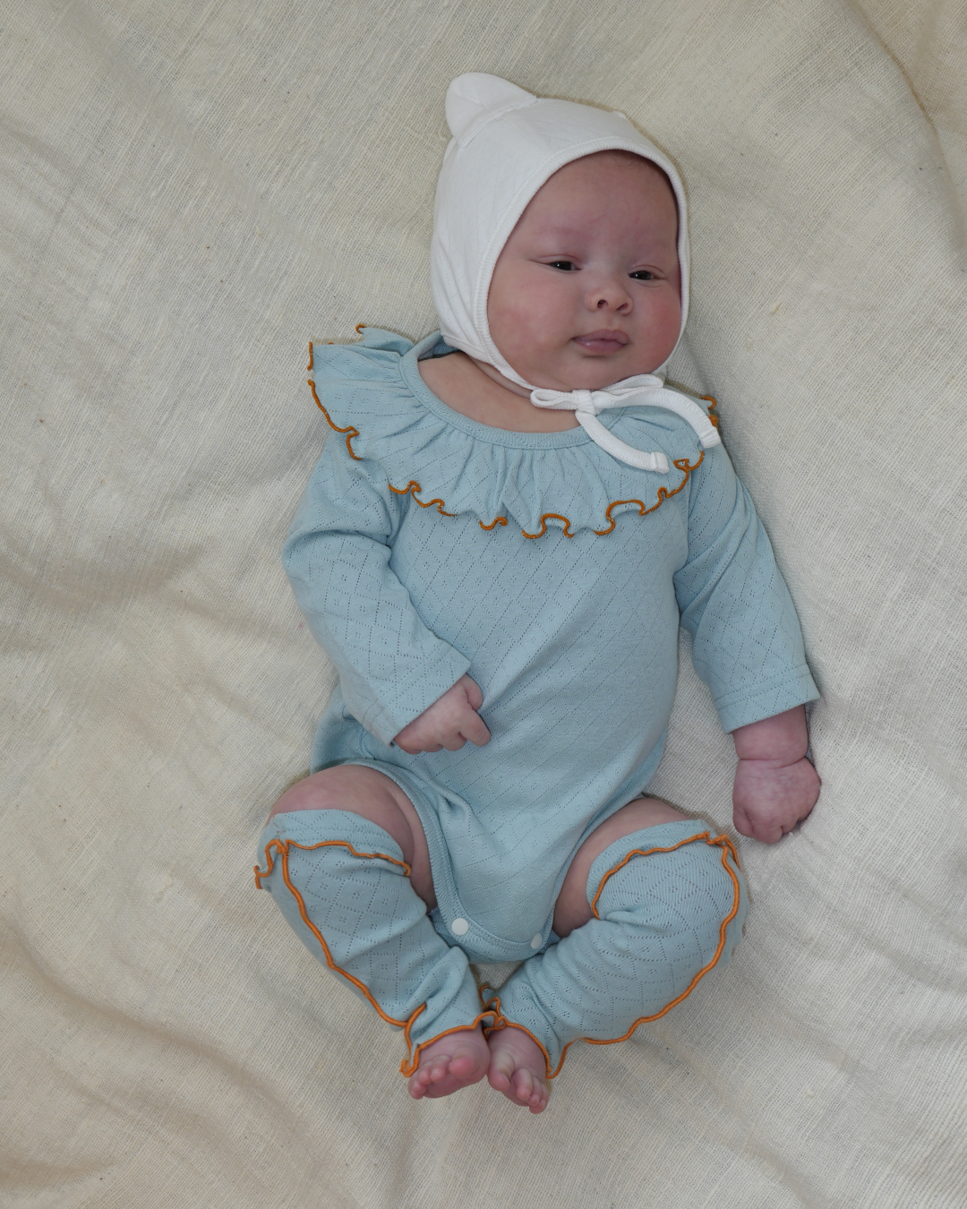 Eyelet Rib Leg Warmers【110216】 (green)