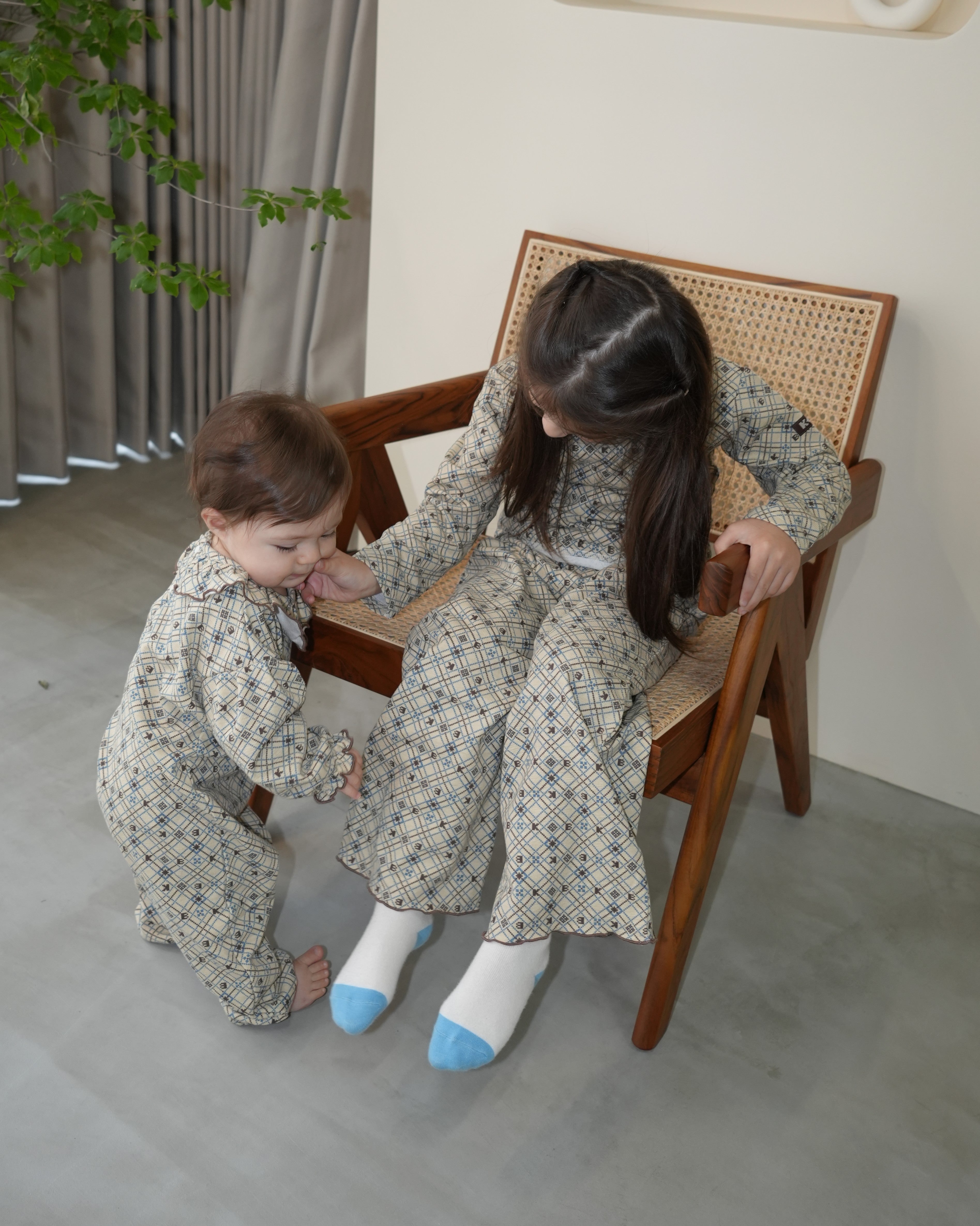 Pixel Art Wide Pants【110318】