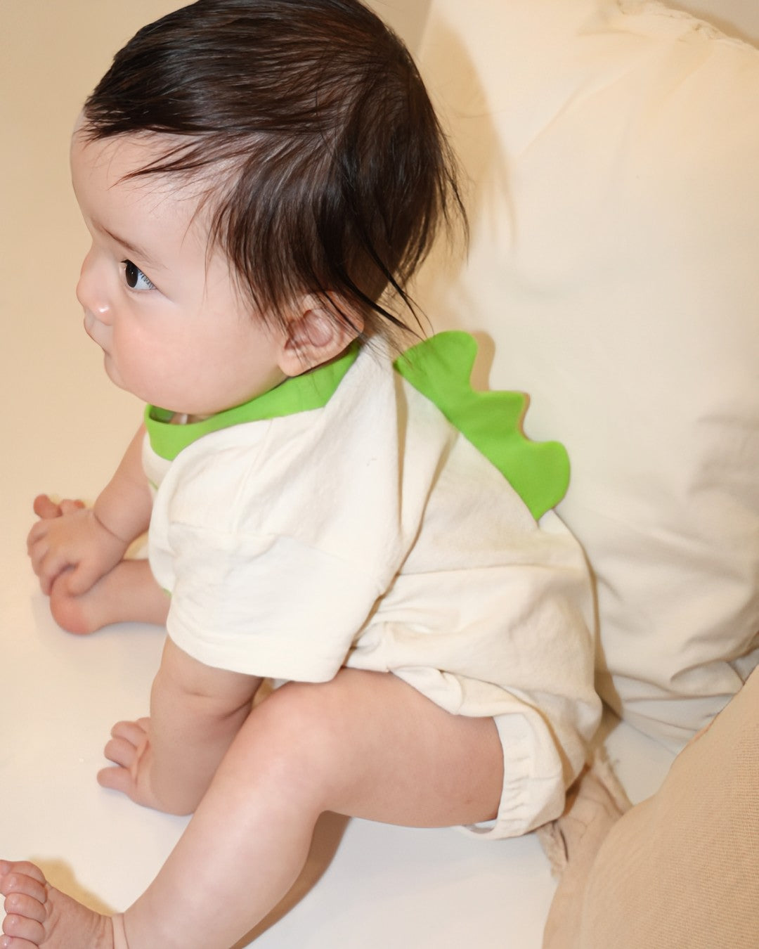 Kohana saurus Neon Rompers【110255】 (White)