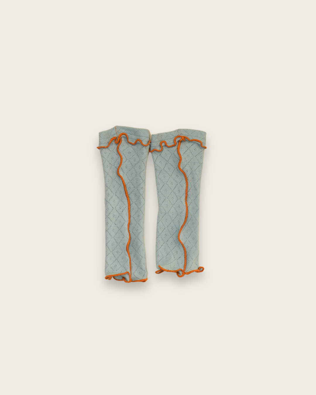 Eyelet Rib Leg Warmers【110216】 (green)