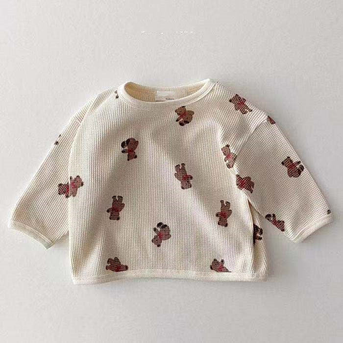 Design waffle pullover [N2378]