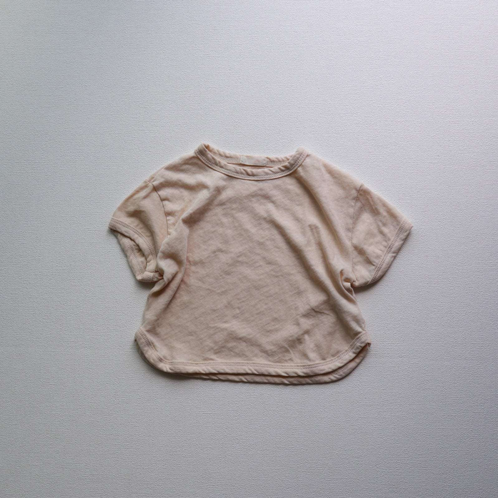 Dull color soft tee shirt [N2424]