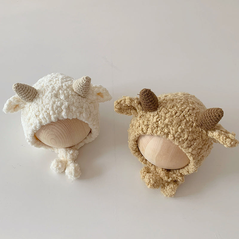 Fluffy sheep hat [A172]