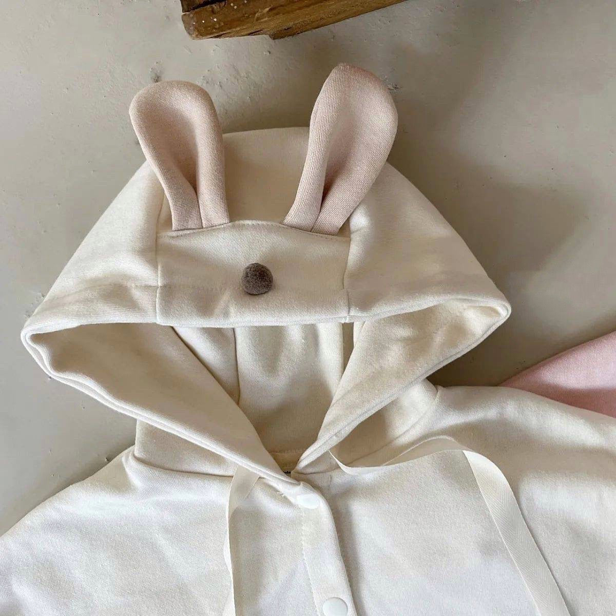 Rabbit poncho cardigan [N3055] 