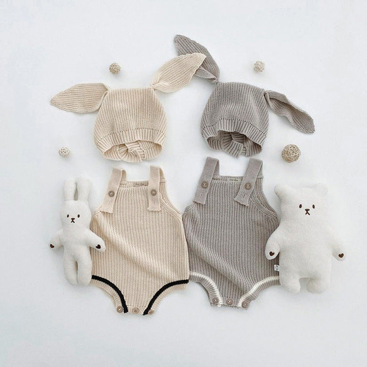 Rabbit knit three-piece [N2978]