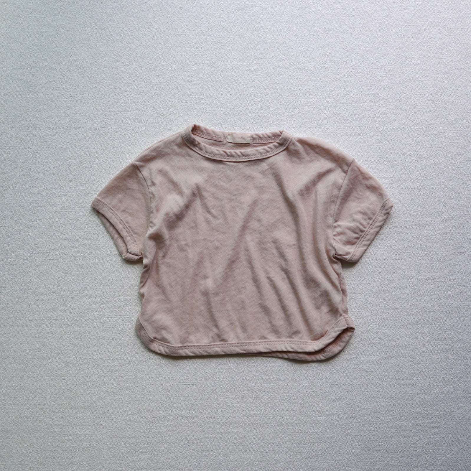 Dull color soft tee shirt [N2424]