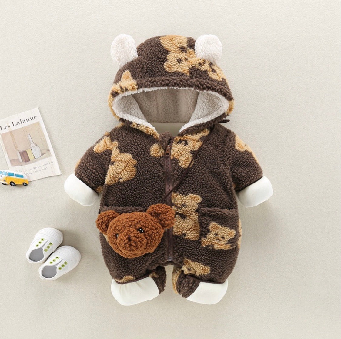 Bear child outerwear (with pochette) [N2101]